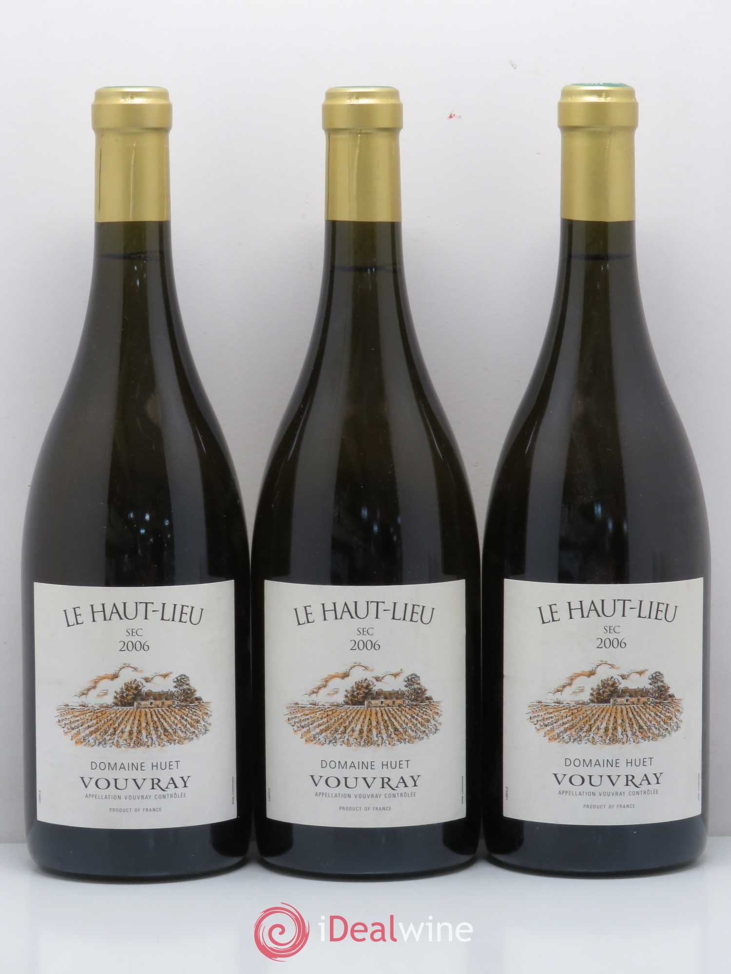 Vouvray Le Haut-Lieu Sec Domaine Huet 2006 - Lotto di 3 bottiglie - 0
