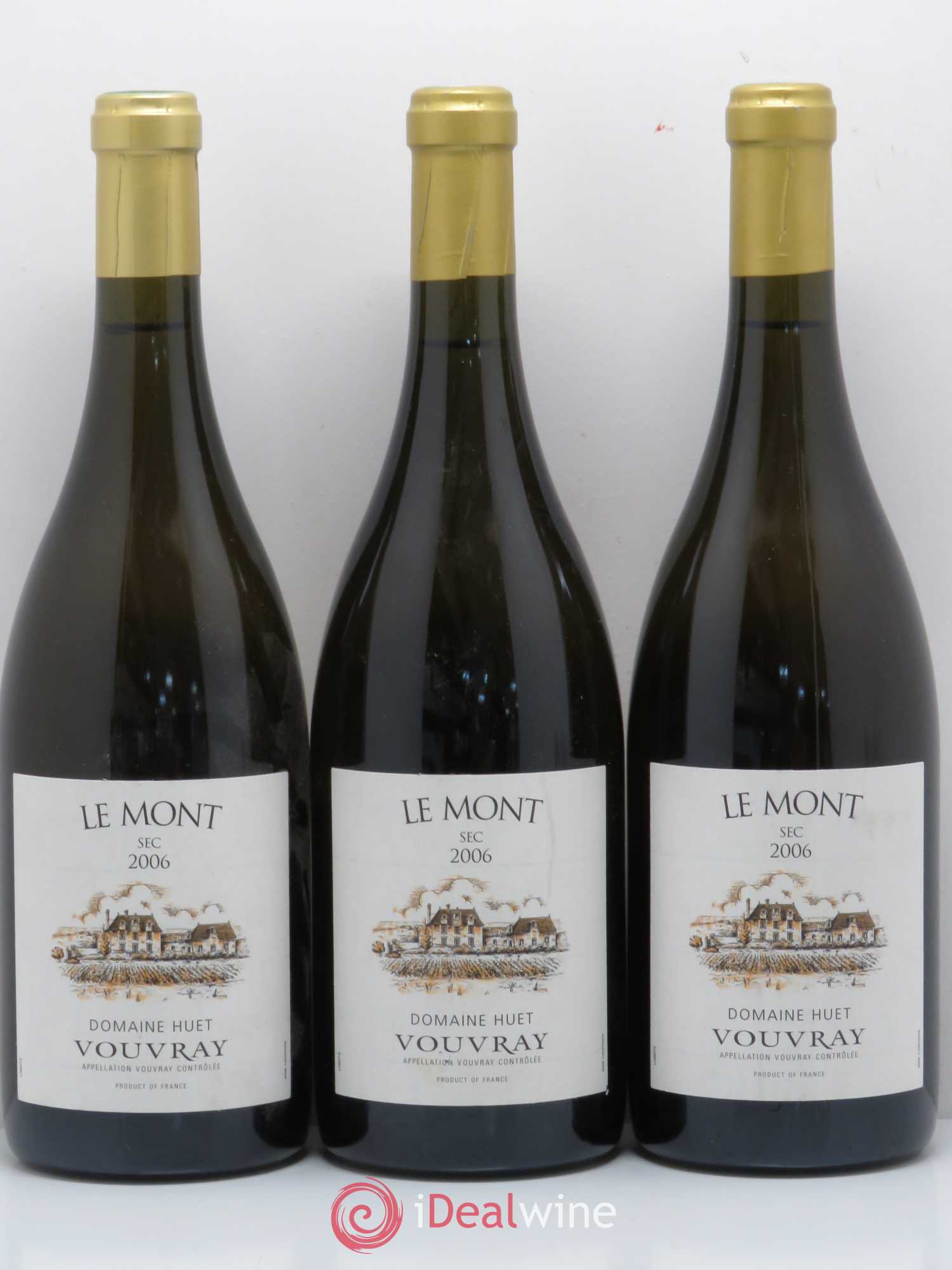 Vouvray Le Mont Sec Domaine Huet 2006 - Lot de 3 bouteilles - 0