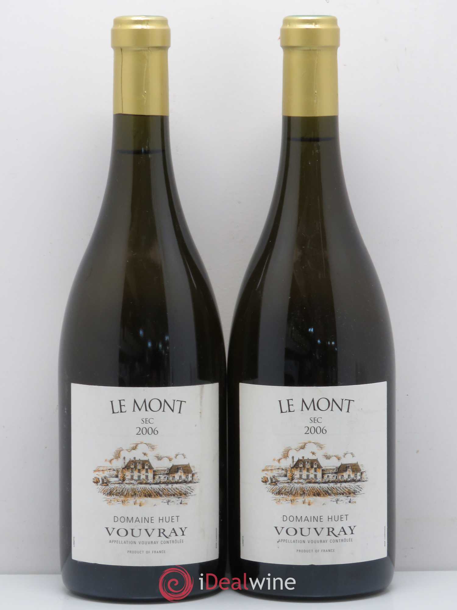 Vouvray Le Mont Sec Domaine Huet 2006 - Lot de 2 bouteilles - 0