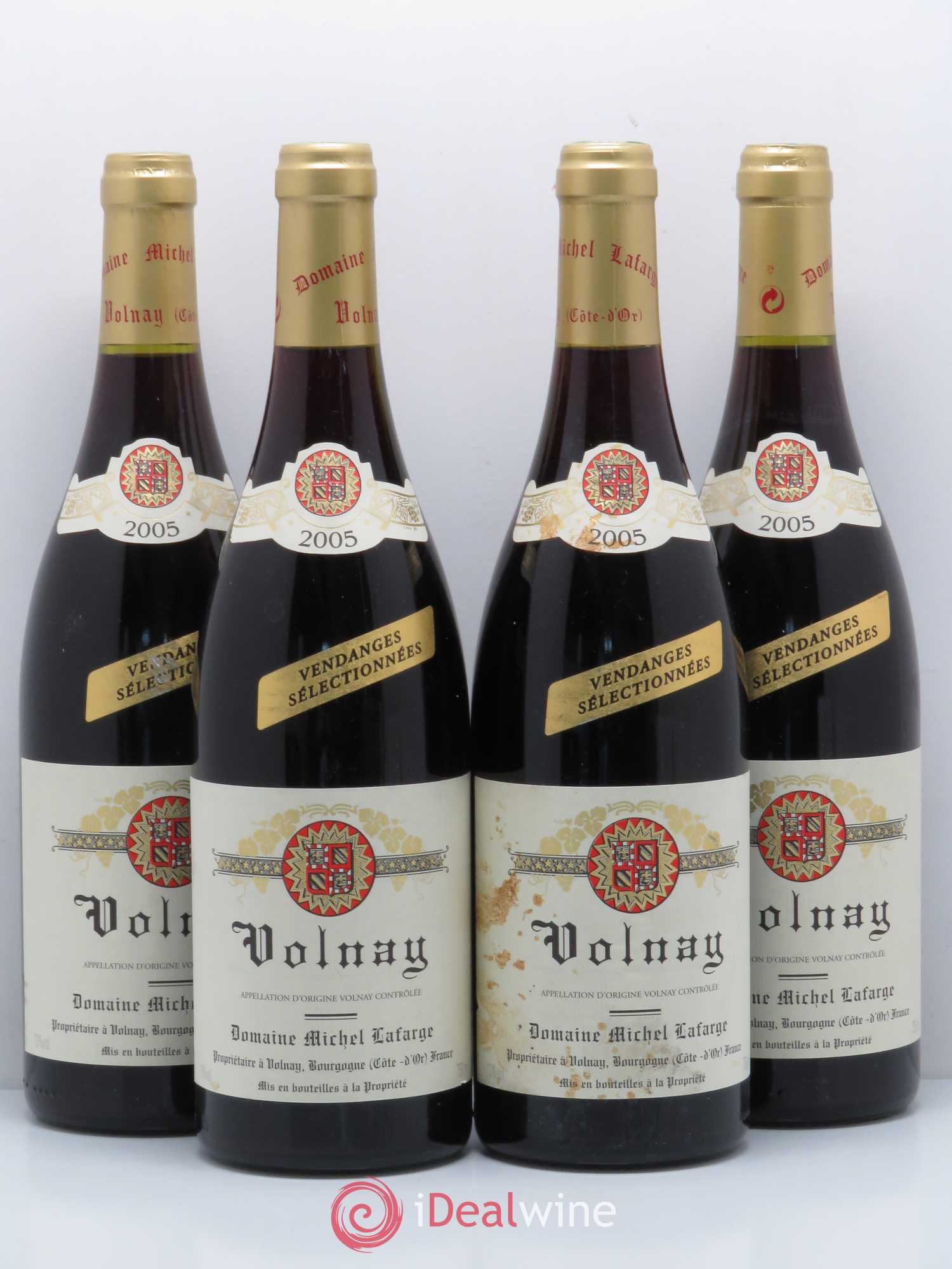 Volnay Vendanges sélectionnées Lafarge (Domaine) 2005 - Lot de 4 bouteilles - 0