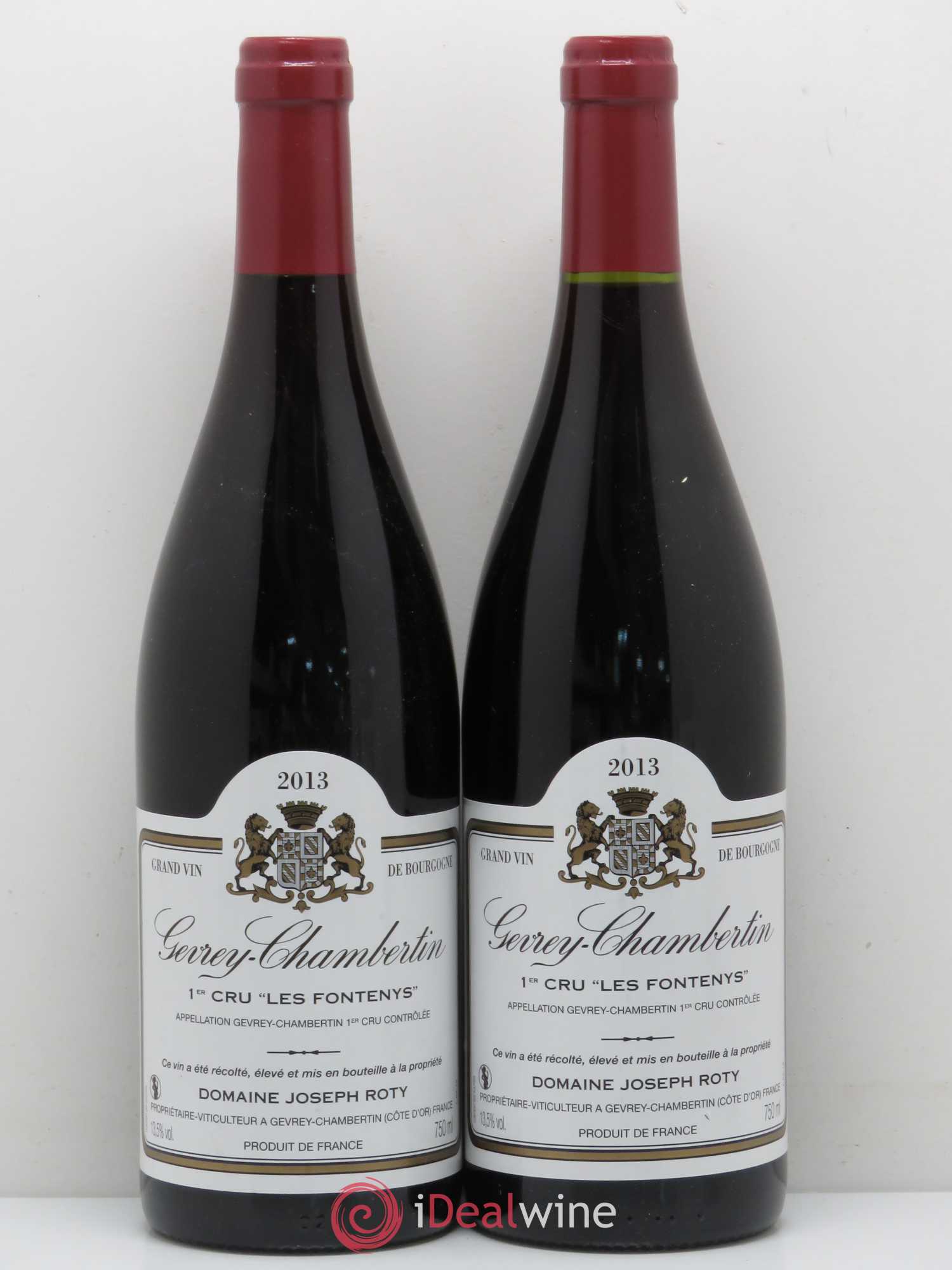 Gevrey-Chambertin 1er Cru Les Fontenys Joseph Roty (Domaine) 2013 - Lot de 2 bouteilles - 0
