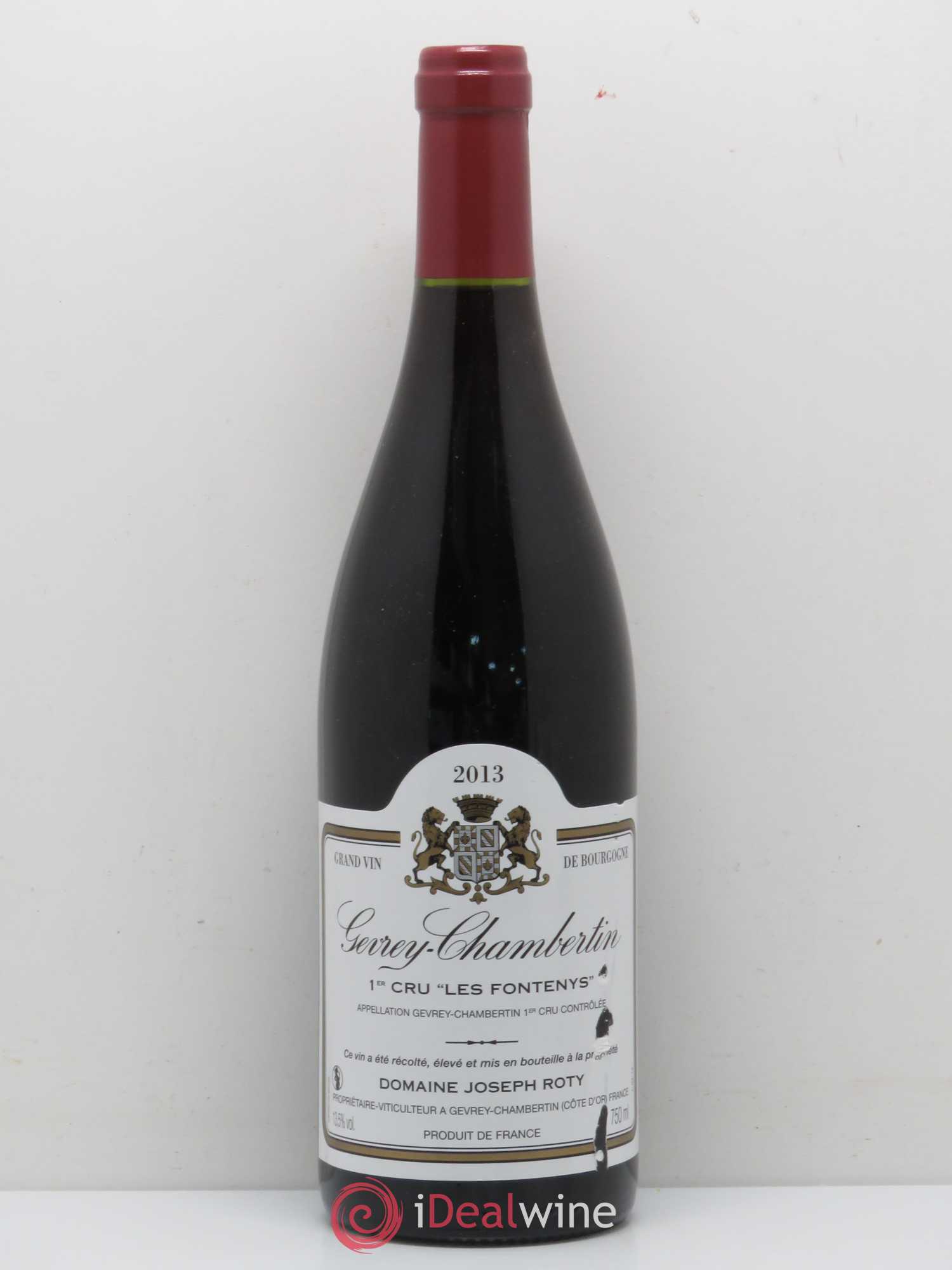 Gevrey-Chambertin 1er Cru Les Fontenys Joseph Roty (Domaine) 2013 - Lot de 1 bouteille - 0