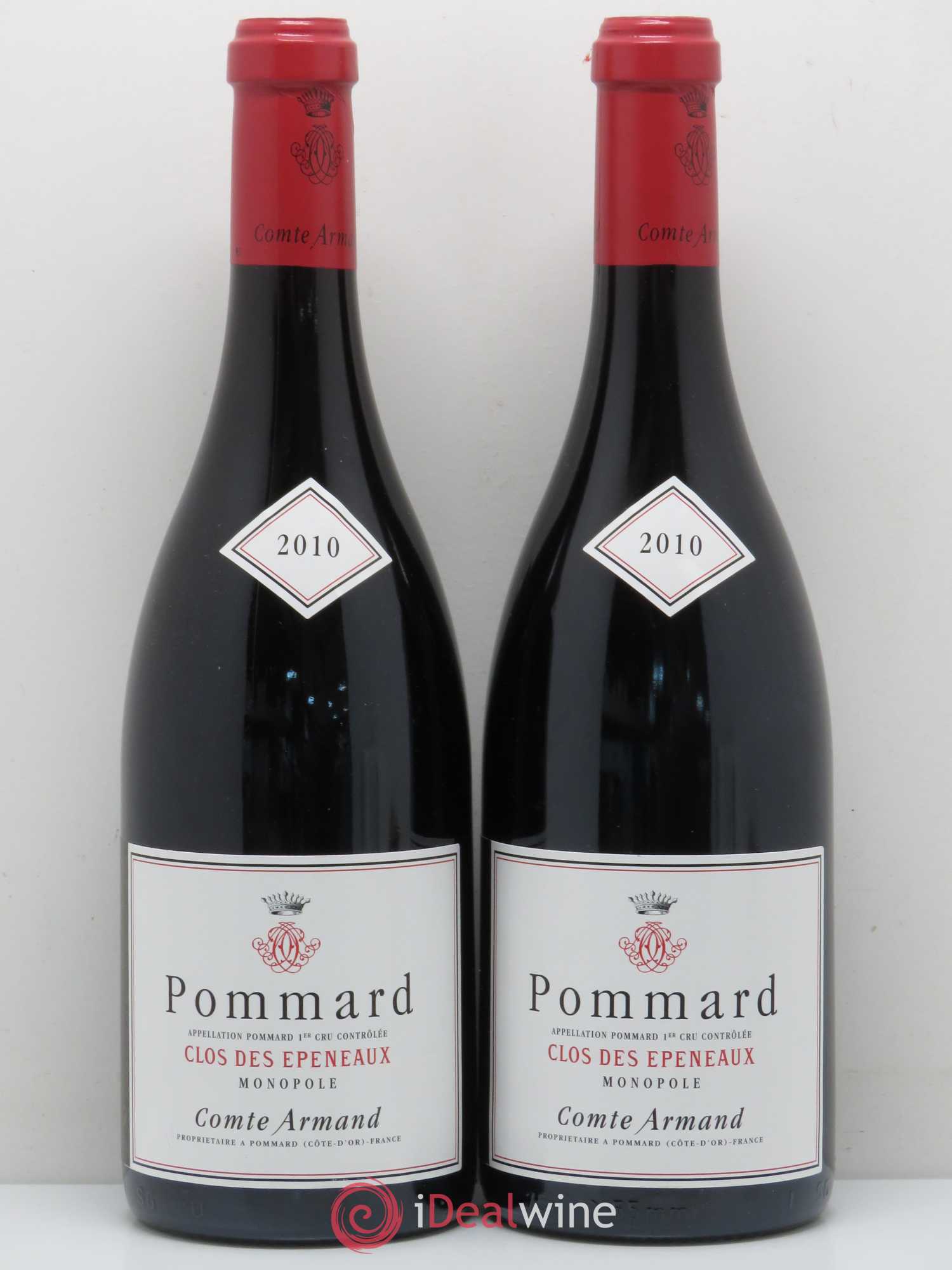 Pommard 1er Cru Clos des Epeneaux Comte Armand 2010 - Lot de 2 bouteilles - 0