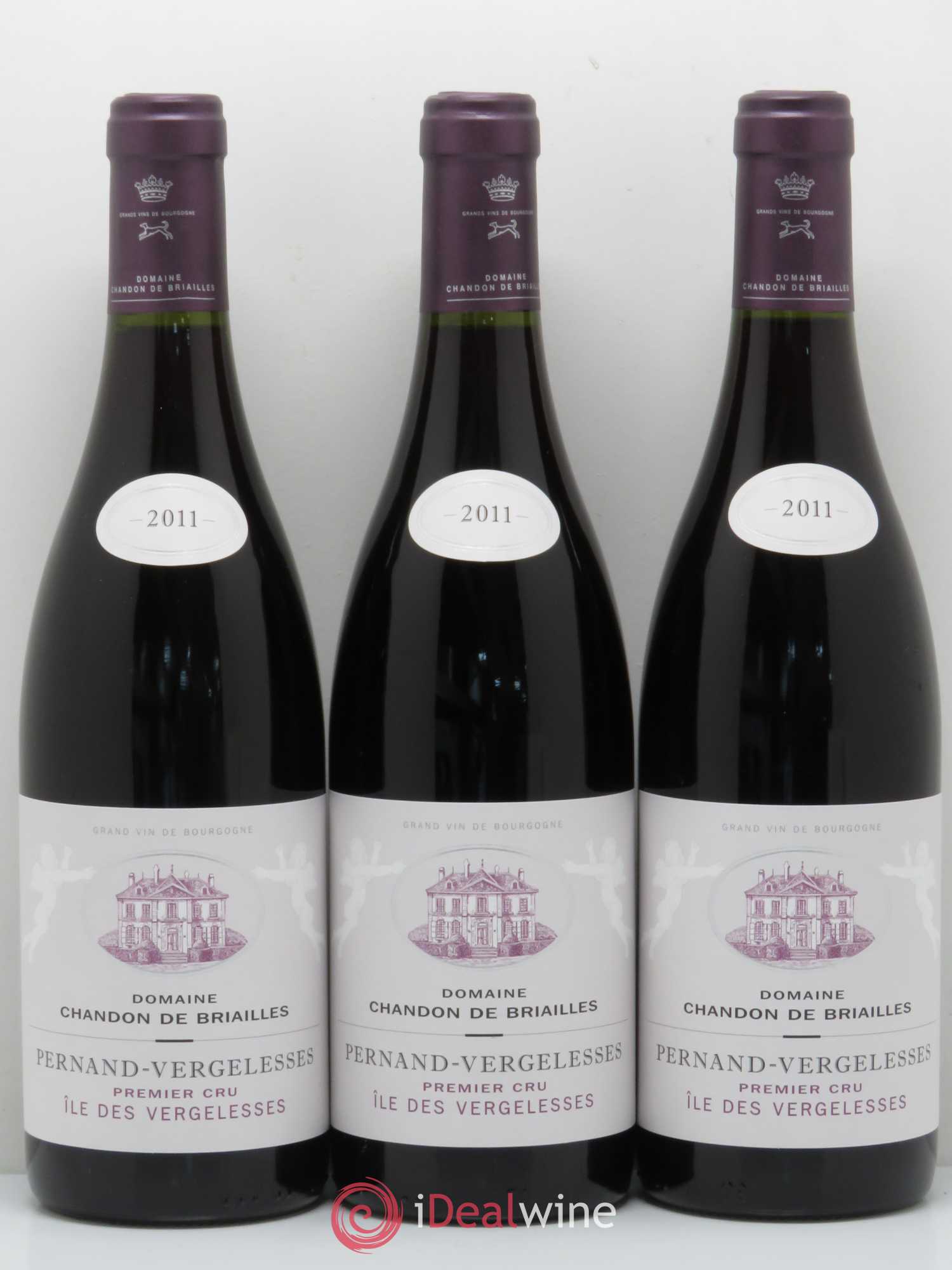 Pernand-Vergelesses 1er Cru Ile Des Vergelesses Domaine Chandon De Briailles 2011 - Posten von 6 Flaschen - 1