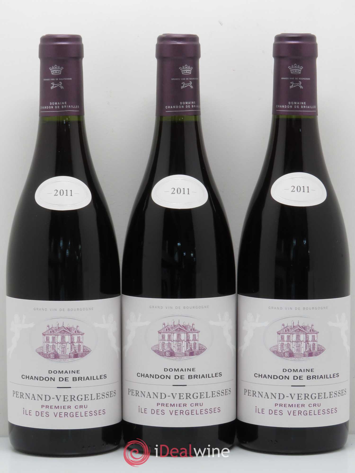 Pernand-Vergelesses 1er Cru Ile Des Vergelesses Domaine Chandon De Briailles 2011 - Posten von 6 Flaschen - 2