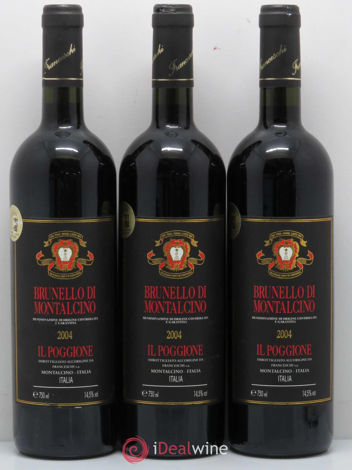 Brunello di Montalcino DOCG Il Poggione Lavinio Franceschi 2004 - Lot de 6 bouteilles - 2