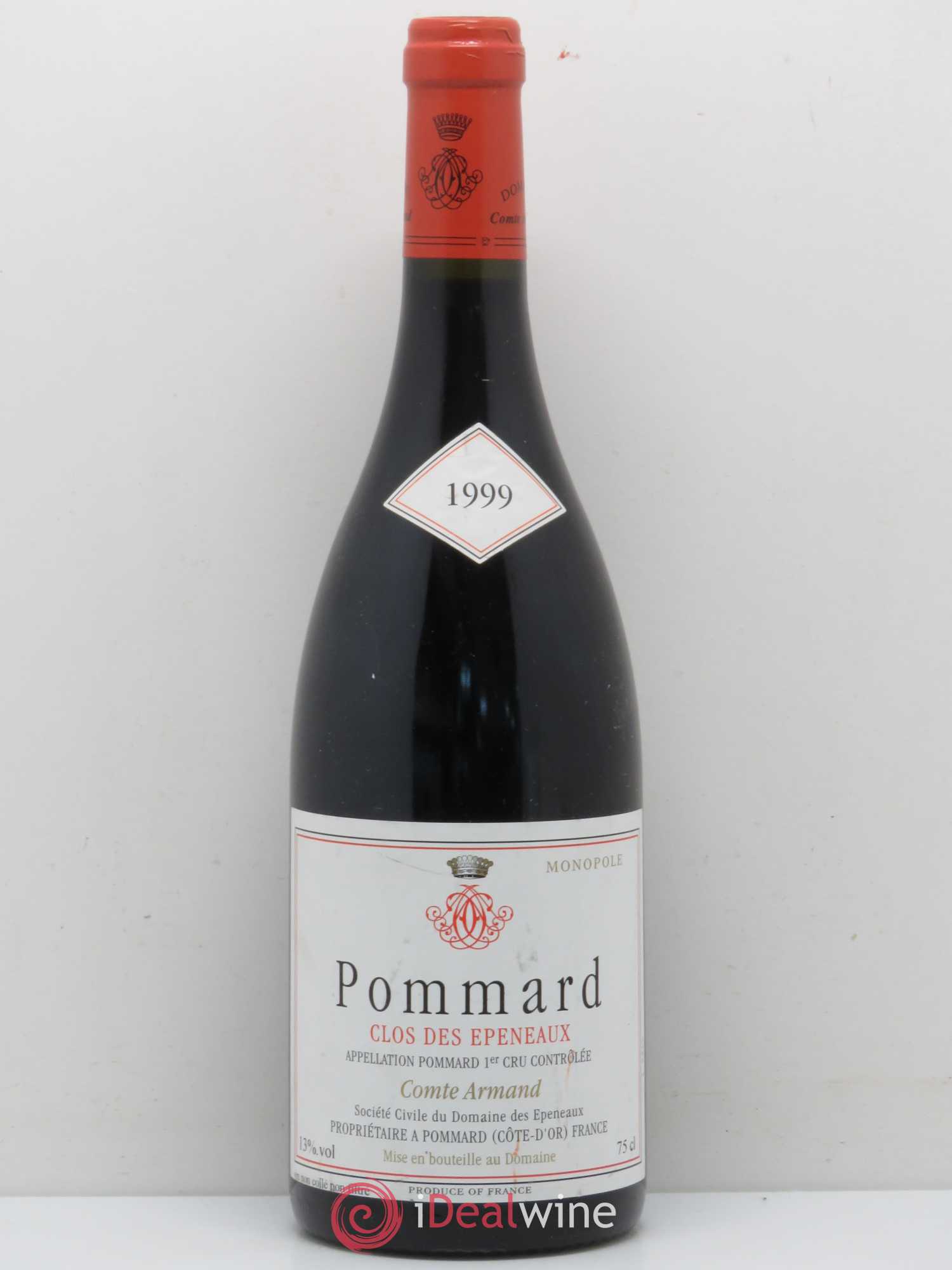 Pommard 1er Cru Clos des Epeneaux Comte Armand 1999 - Lot de 1 bouteille - 0