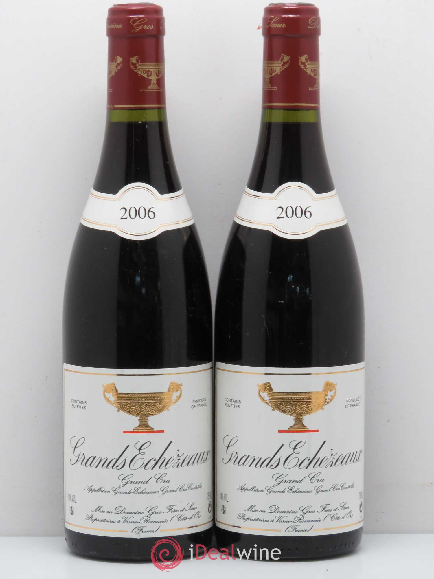 Grands-Echezeaux Grand Cru Gros Frère & Soeur 2006 - Lotto di 2 bottiglie - 0