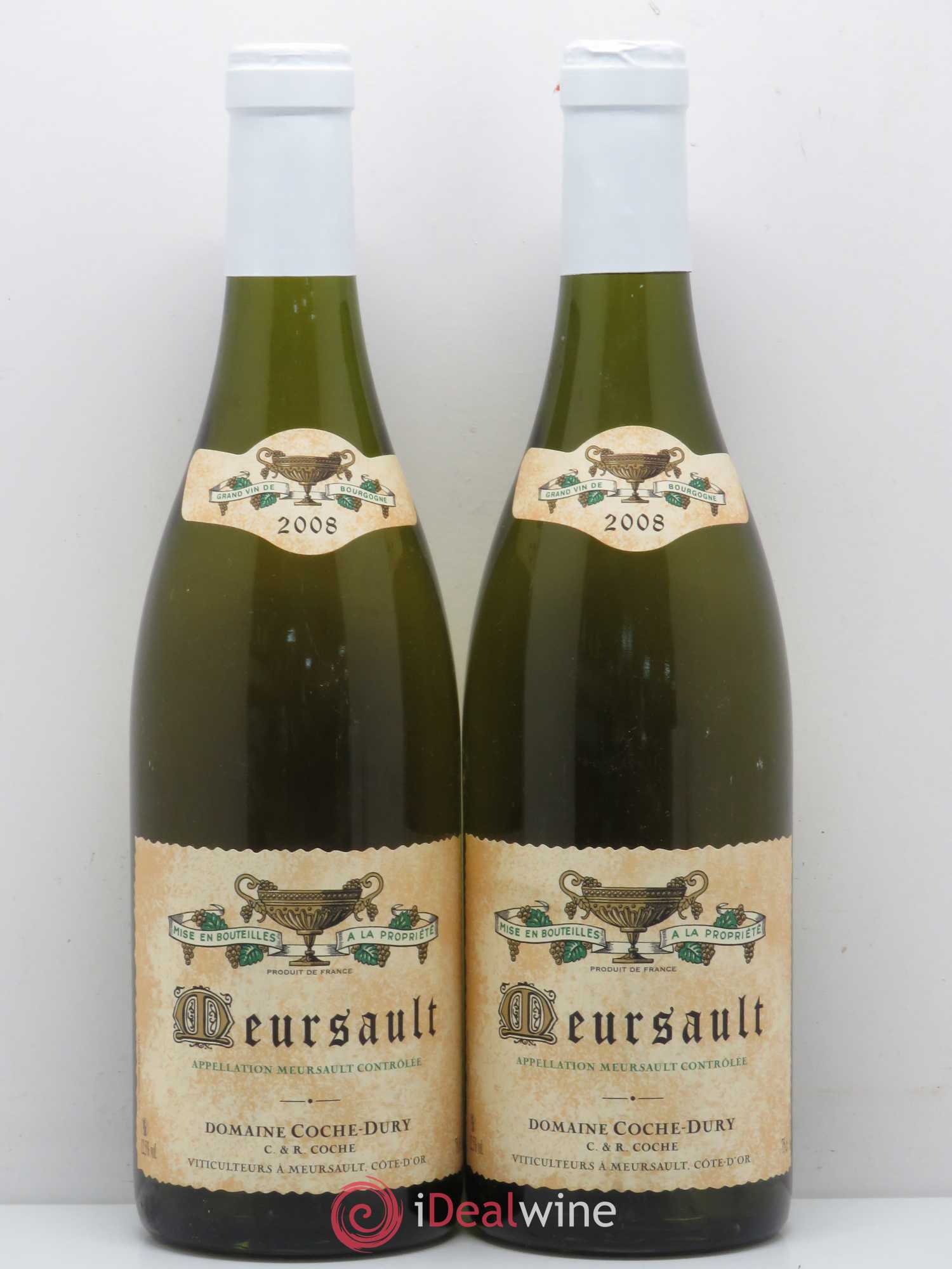 Meursault Coche Dury (Domaine) 2008 - Lot of 2 bottles - 0