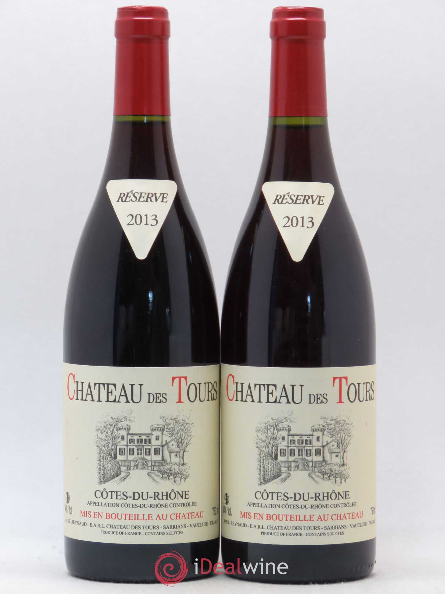 Côtes-du-Rhône Château des Tours Emmanuel Reynaud 2013 - Lot de 2 bouteilles - 0