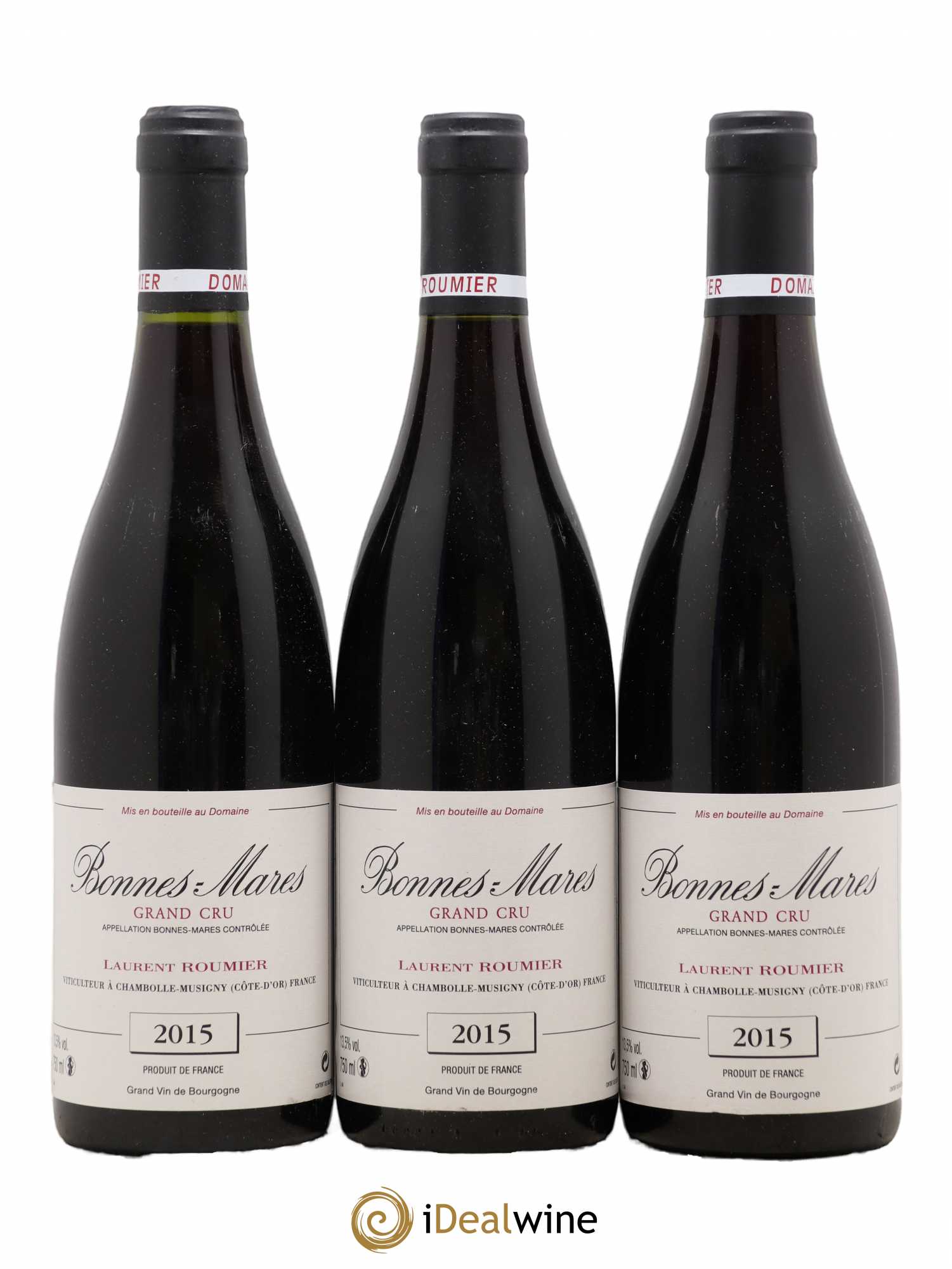 Bonnes-Mares Grand Cru Laurent Roumier 2015 - Lot de 3 bouteilles - 0