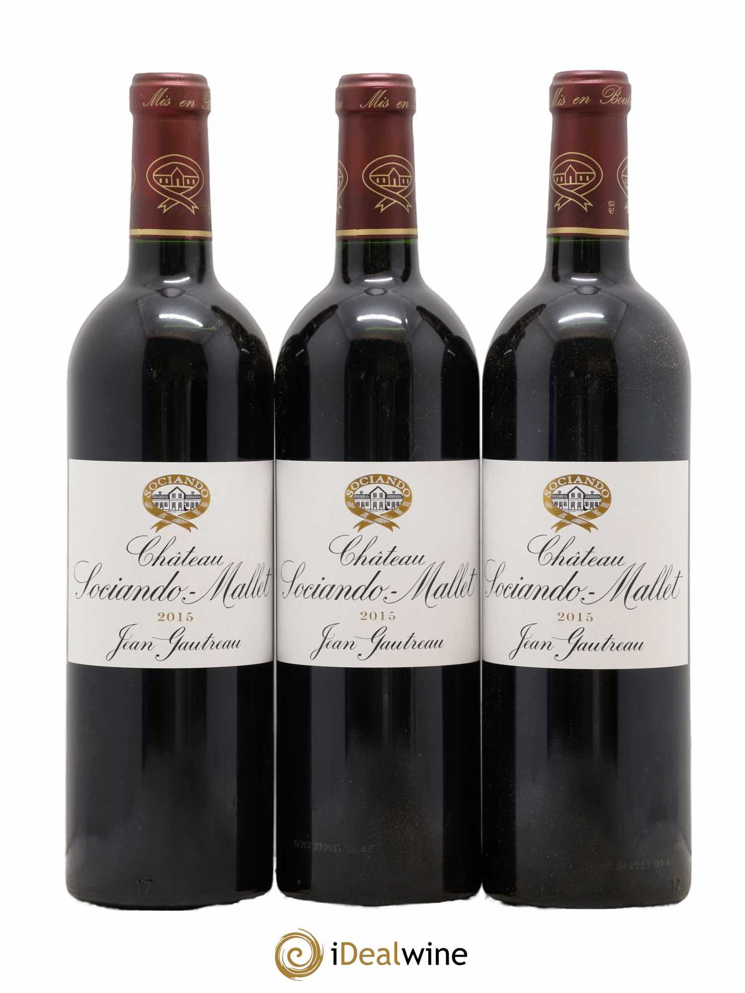 Château Sociando Mallet 2015 - Lot de 6 bouteilles - 1