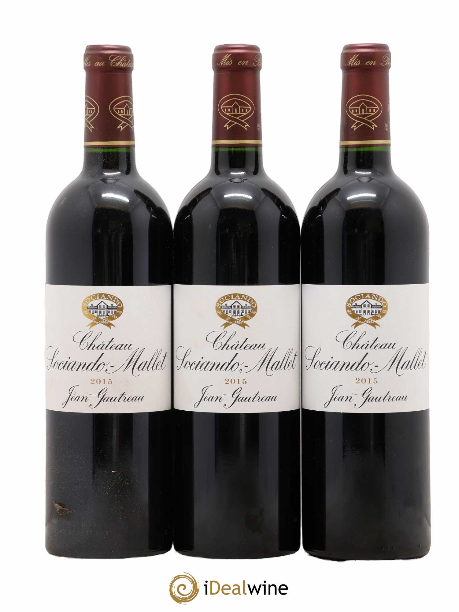 Château Sociando Mallet 2015 - Lot de 6 bouteilles - 2