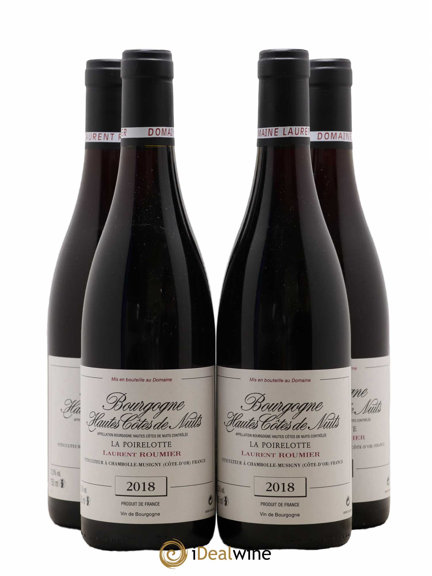 Hautes-Côtes de Nuits La Poirelotte Laurent Roumier 2018 - Lot de 4 bouteilles - 0