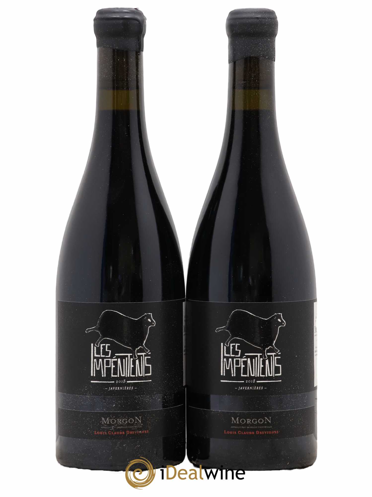 Morgon Javernières Les Impénitents Louis-Claude Desvignes 2018 - Lot de 2 bouteilles - 0