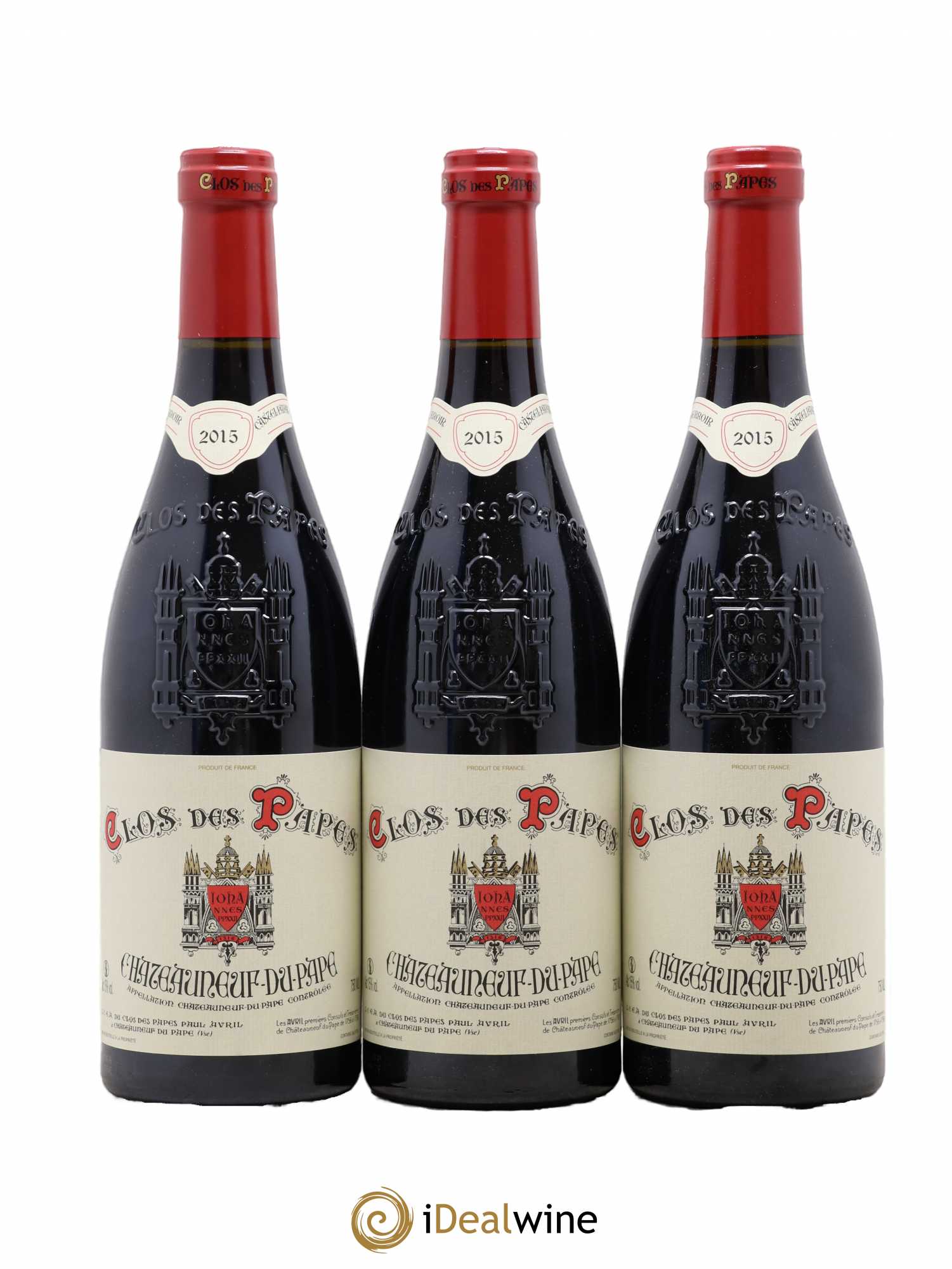 Châteauneuf-du-Pape Clos des Papes - Paul Avril 2015 - Lot de 6 bouteilles - 2