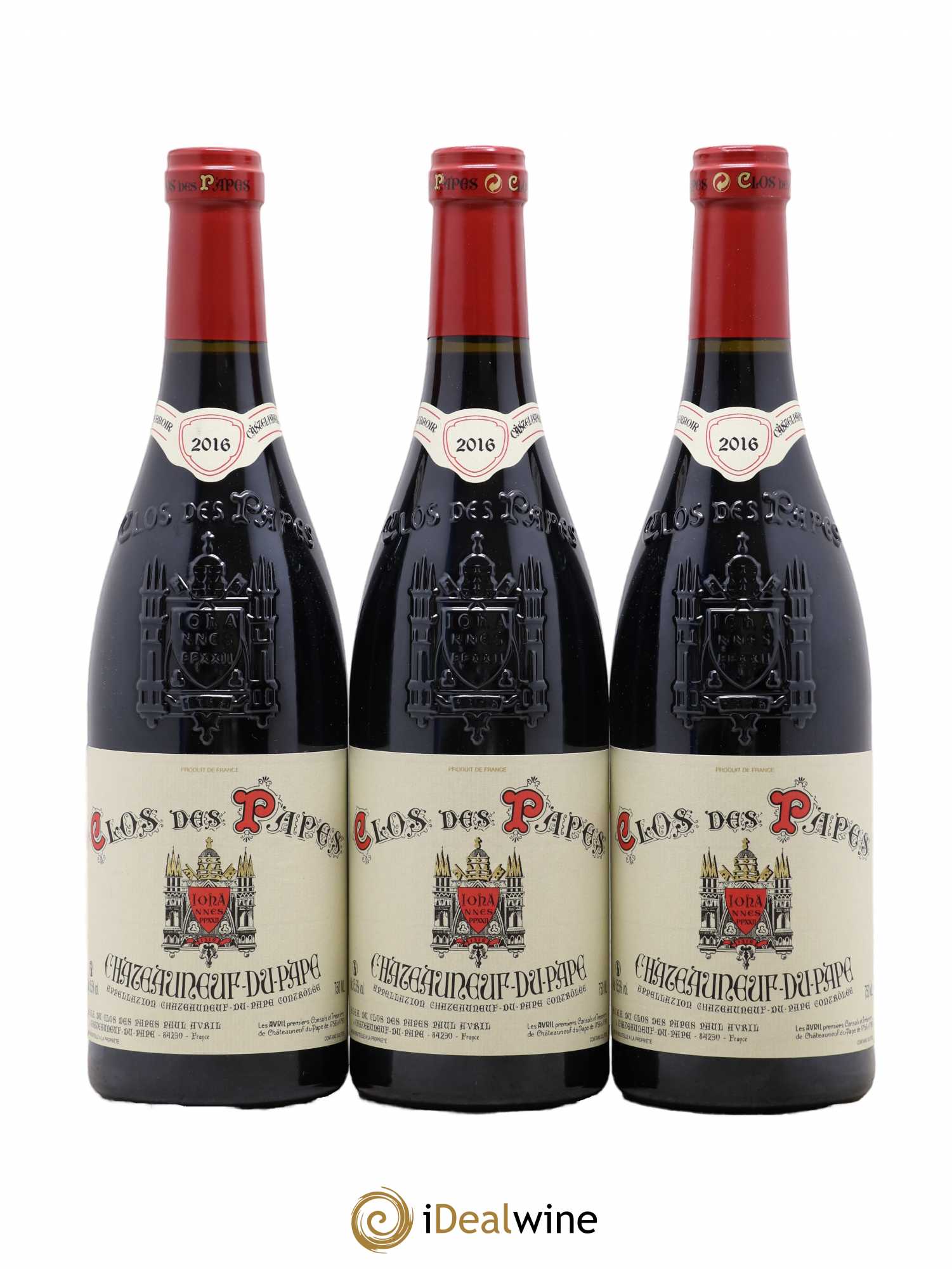 Châteauneuf-du-Pape Clos des Papes - Paul Avril 2016 - Lot de 6 bouteilles - 2