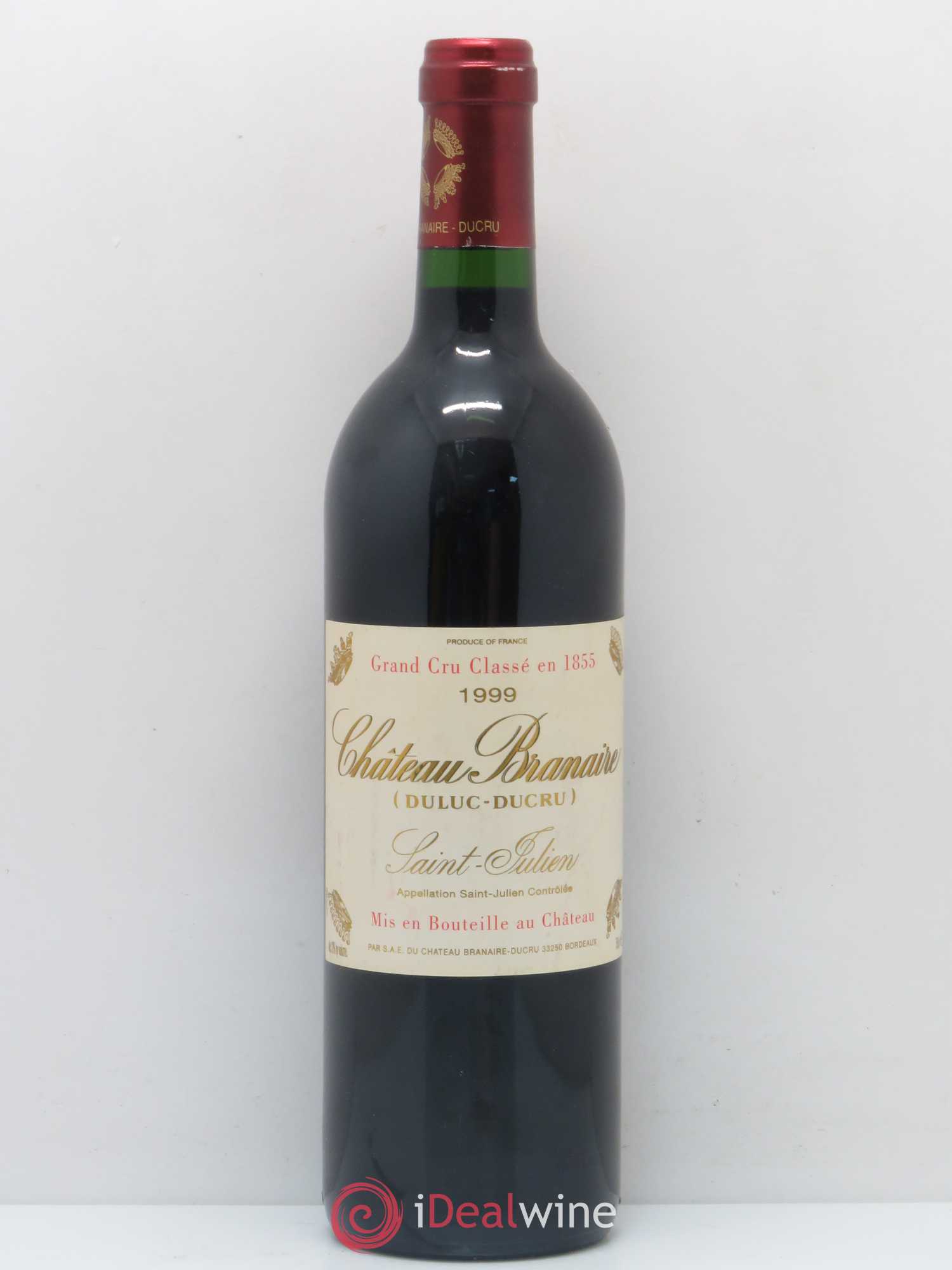 Château Branaire Ducru 4ème Grand Cru Classé 1999 - Lot de 1 bouteille - 0