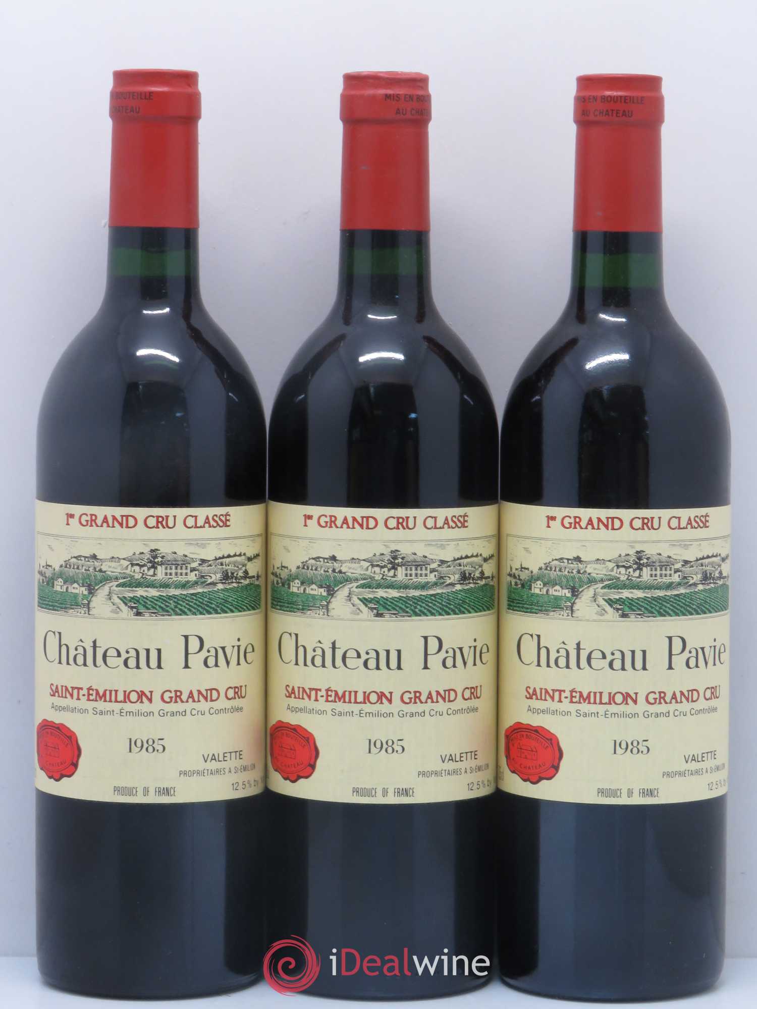 Château Pavie 1er Grand Cru Classé A 1985 - Lot de 12 bouteilles - 2