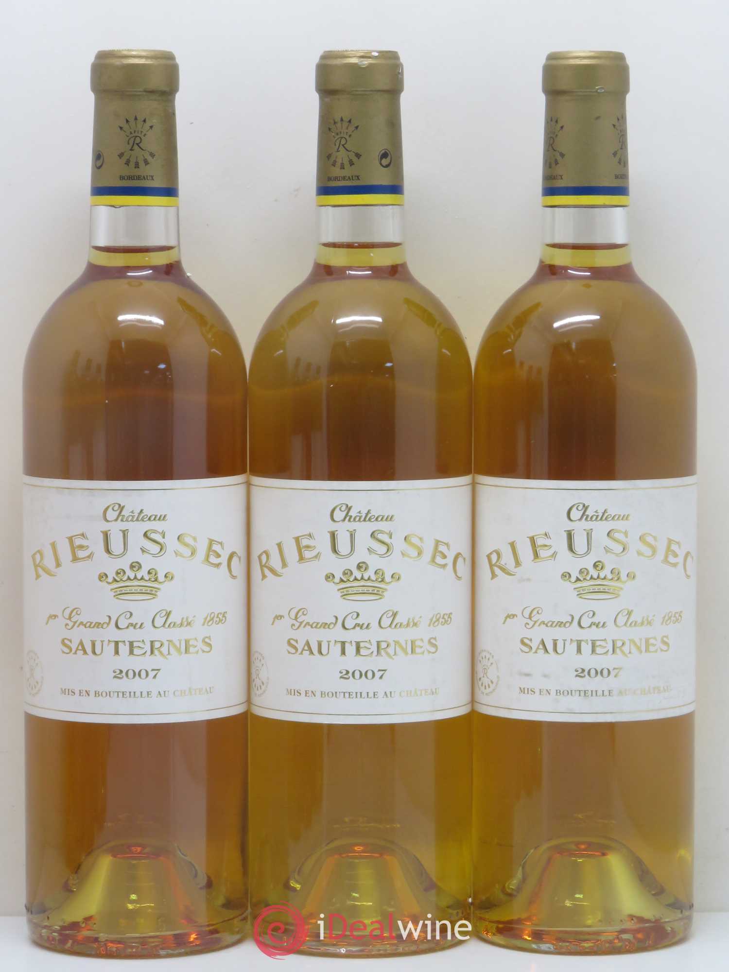 Château Rieussec 1er Grand Cru Classé 2007 - Lotto di 6 bottiglie - 1