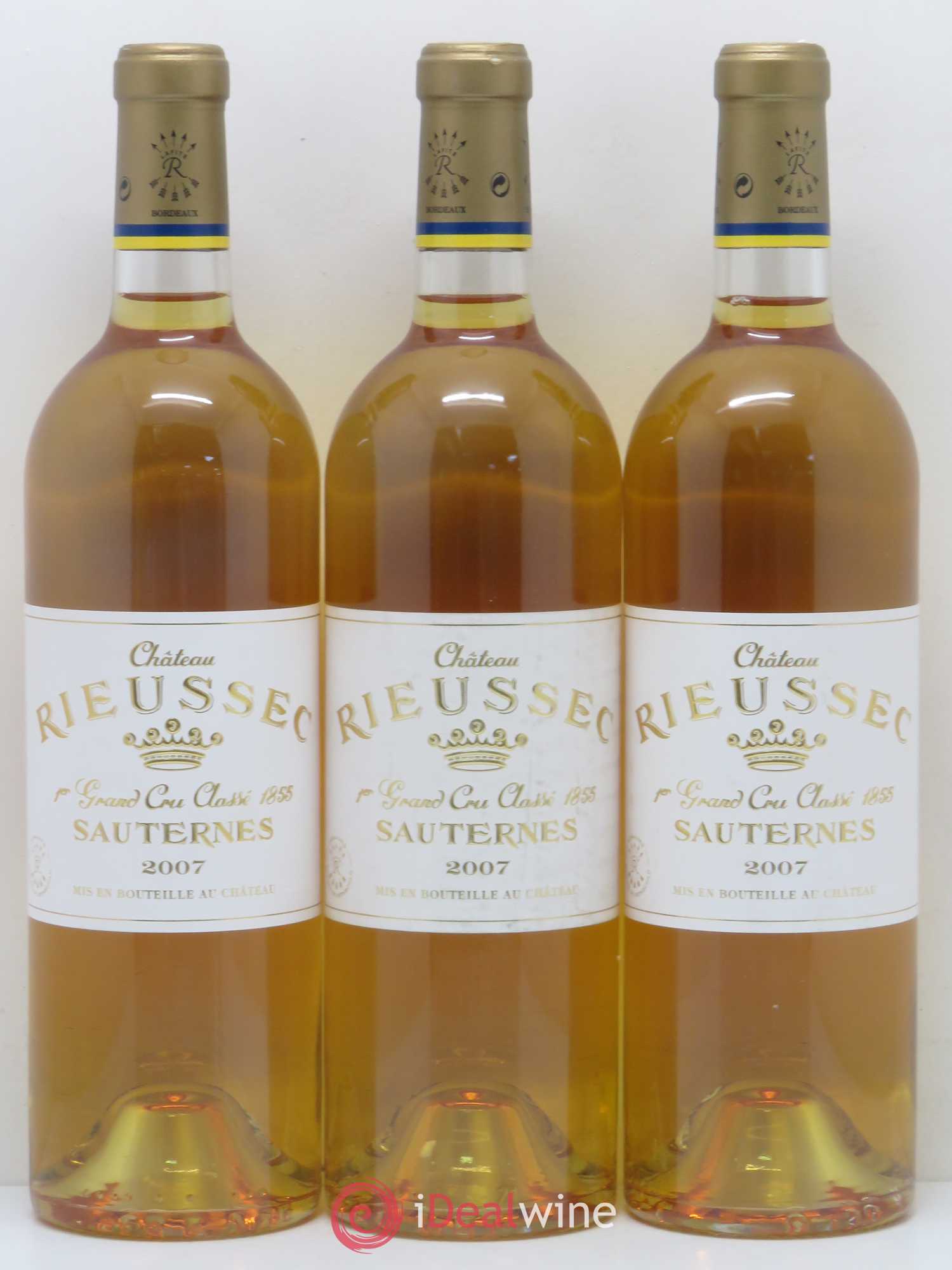 Château Rieussec 1er Grand Cru Classé 2007 - Lotto di 6 bottiglie - 2