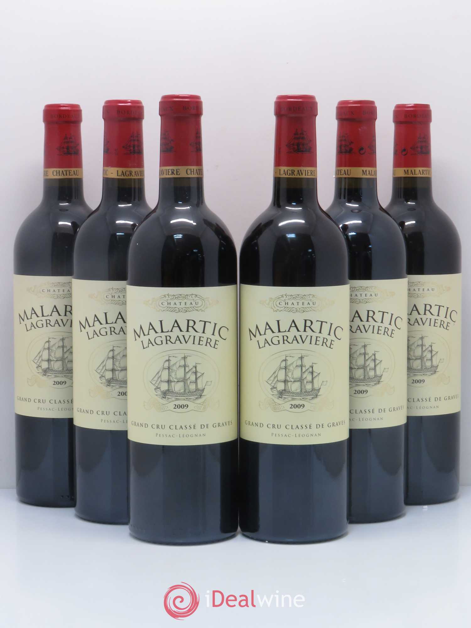 Château Malartic-Lagravière Cru Classé de Graves 2009 - Lot de 6 bouteilles - 0