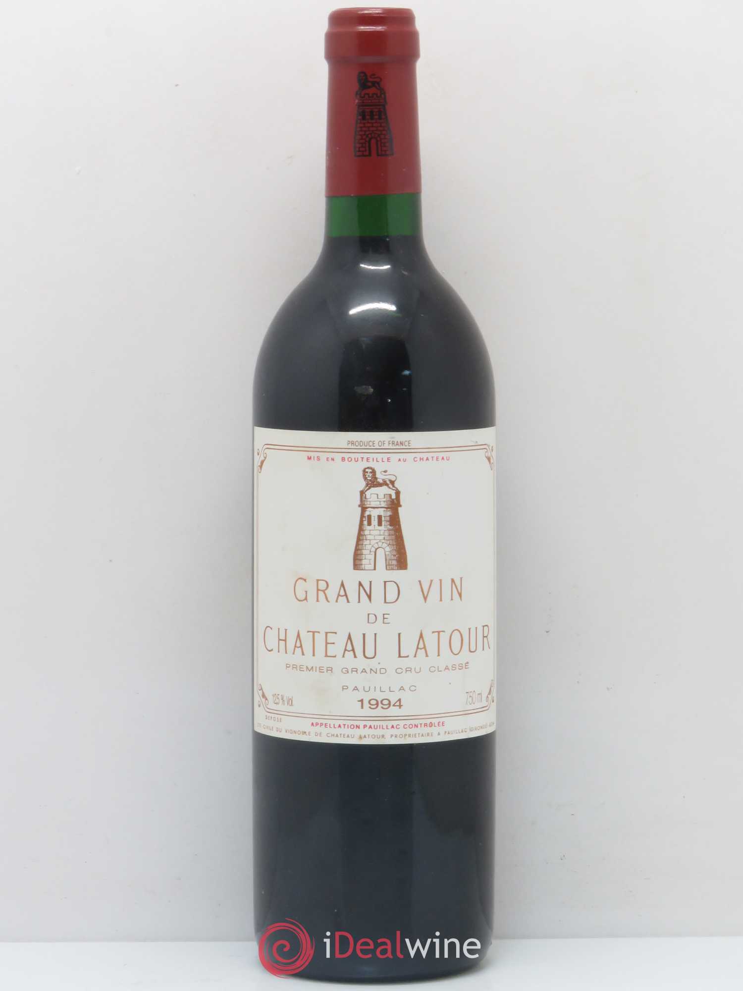 Château Latour 1er Grand Cru Classé 1994 - Lot de 1 bouteille - 0