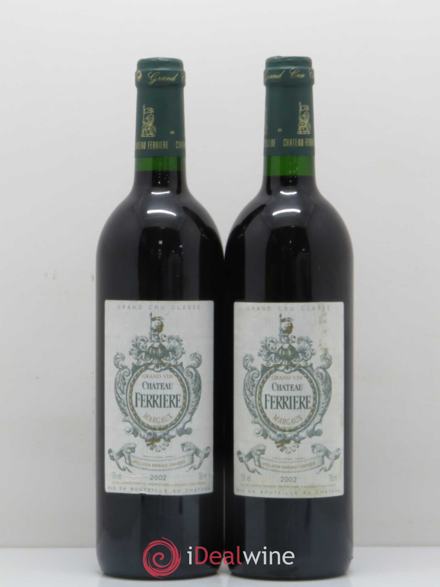 Château Ferrière 3ème Grand Cru Classé 2002 - Lot de 2 bouteilles - 0