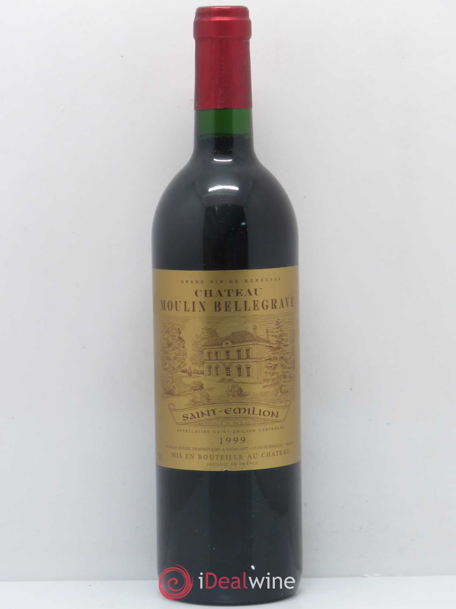 Saint-Émilion Château Moulin Bellegrave 1999 - Posten von 1 Flasche - 0