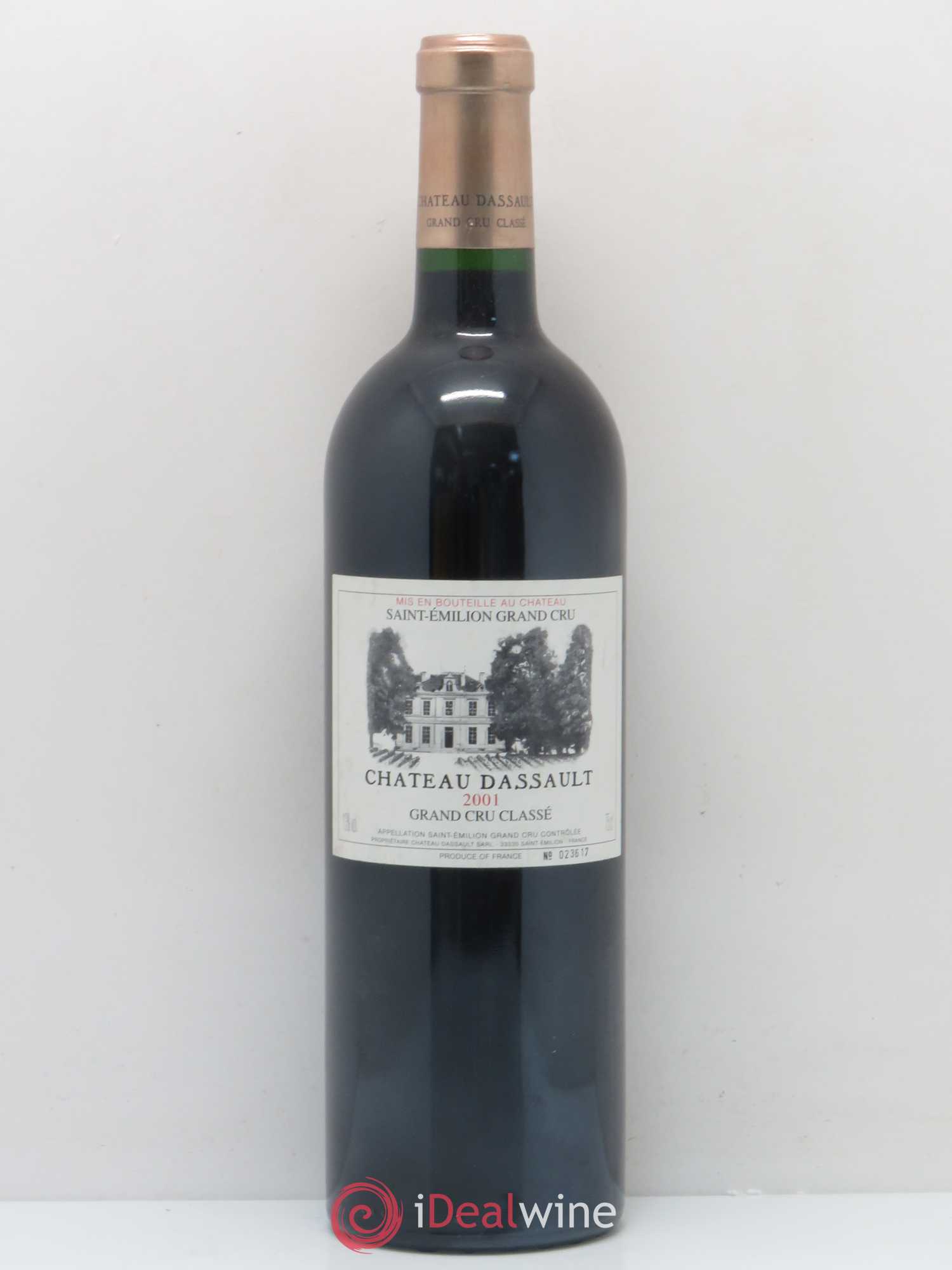 Château Dassault Grand Cru Classé 2001 - Lot de 1 bouteille - 0