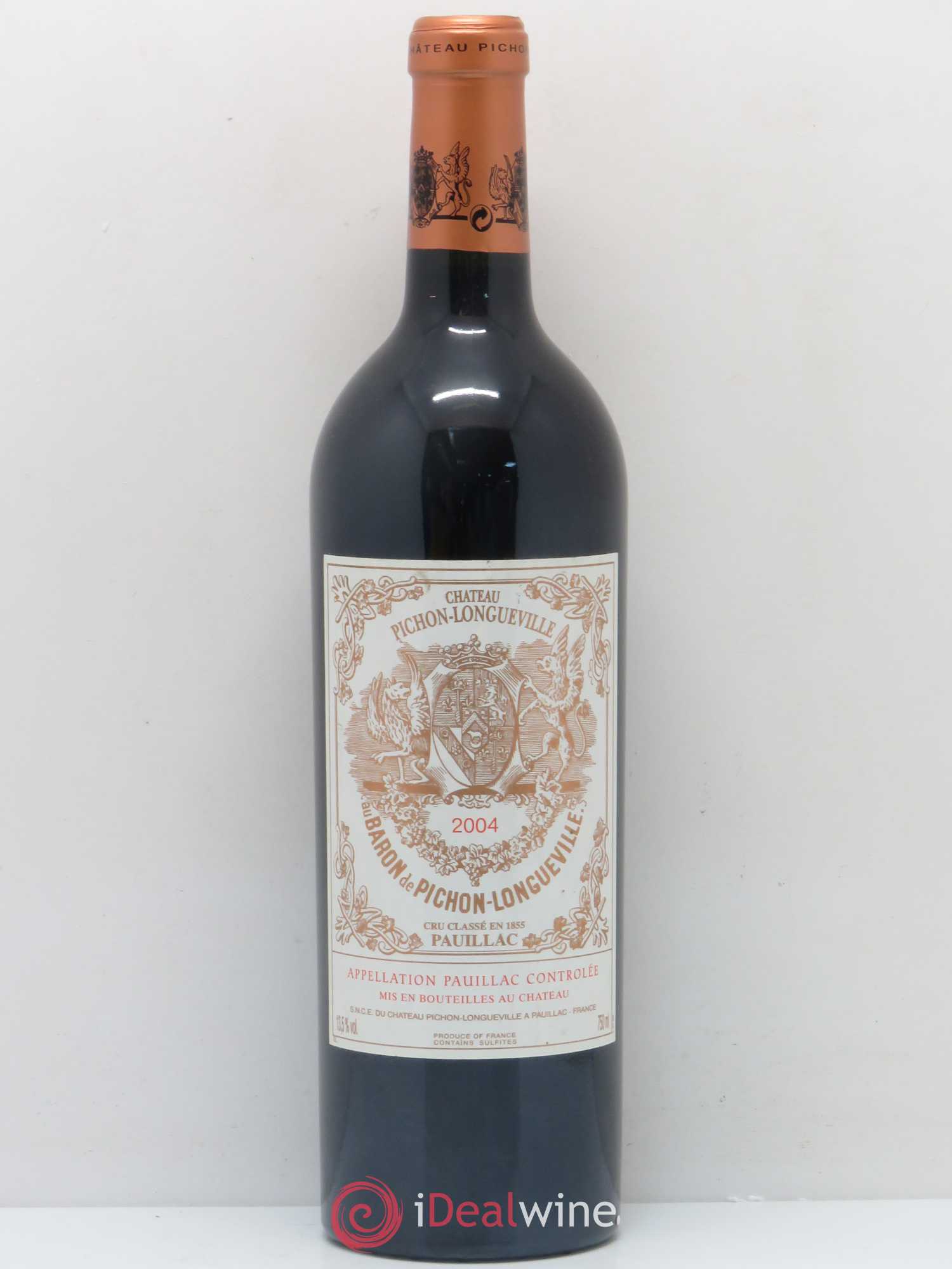 Pichon Longueville Baron 2ème Grand Cru Classé 2004 - Lot de 1 bouteille - 0