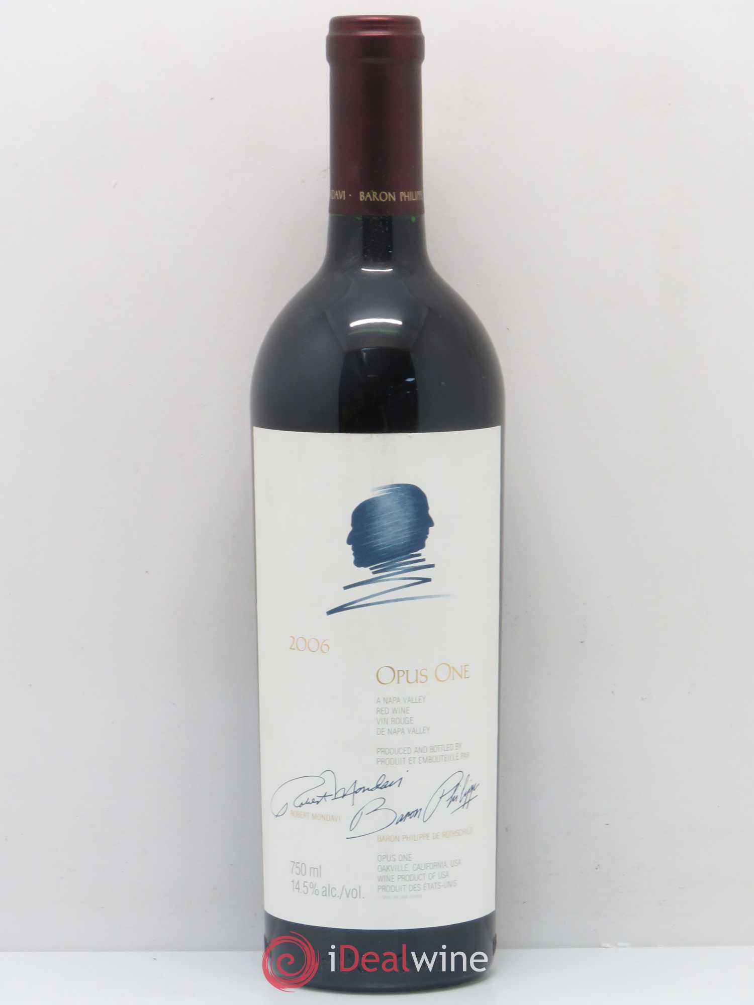 Napa Valley Opus One Robert Mondavi 2006 - Lot de 1 bouteille - 0