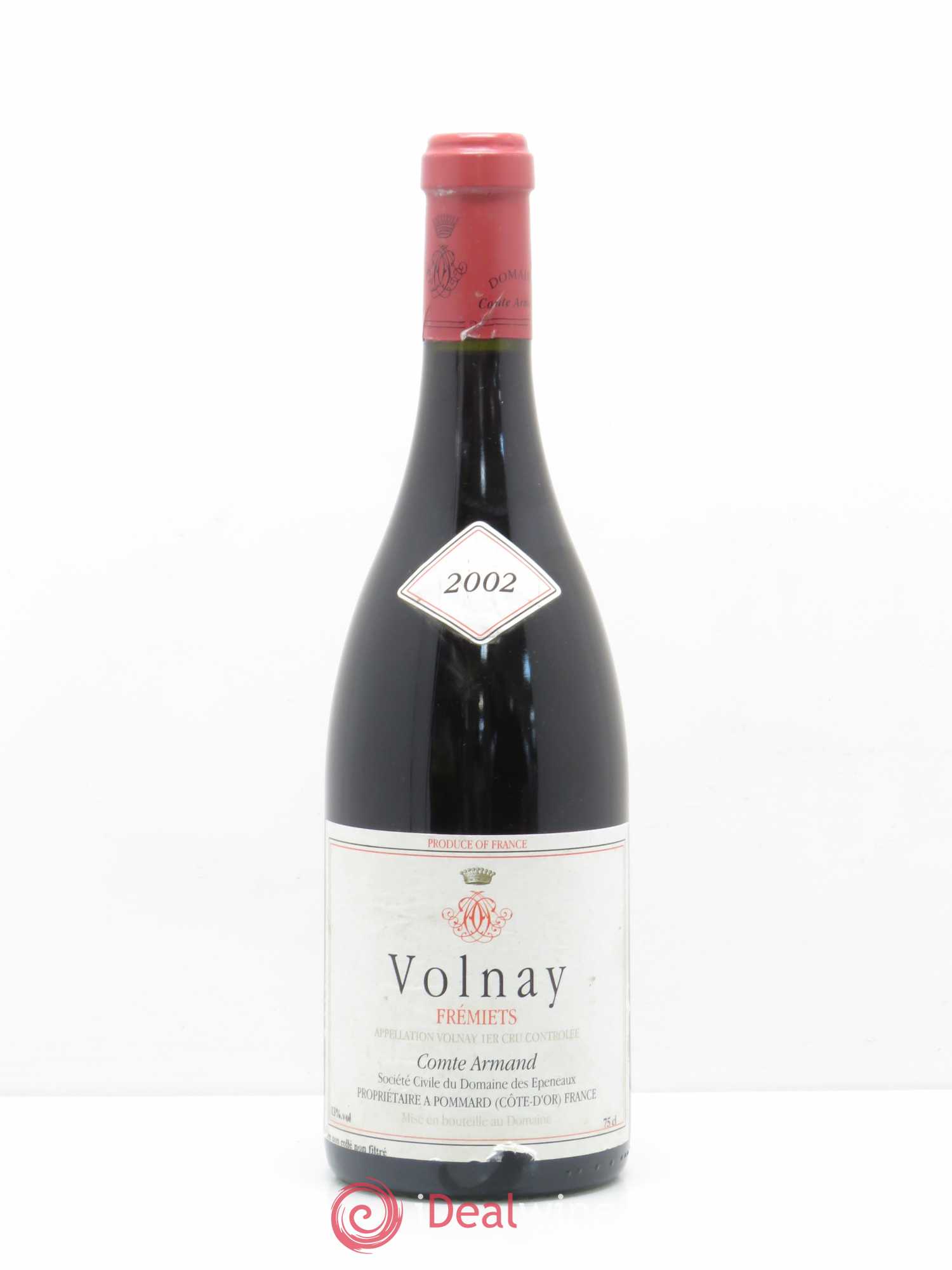 Volnay 1er Cru Les Frémiets Comte Armand 2002 - Lot de 1 bouteille - 0