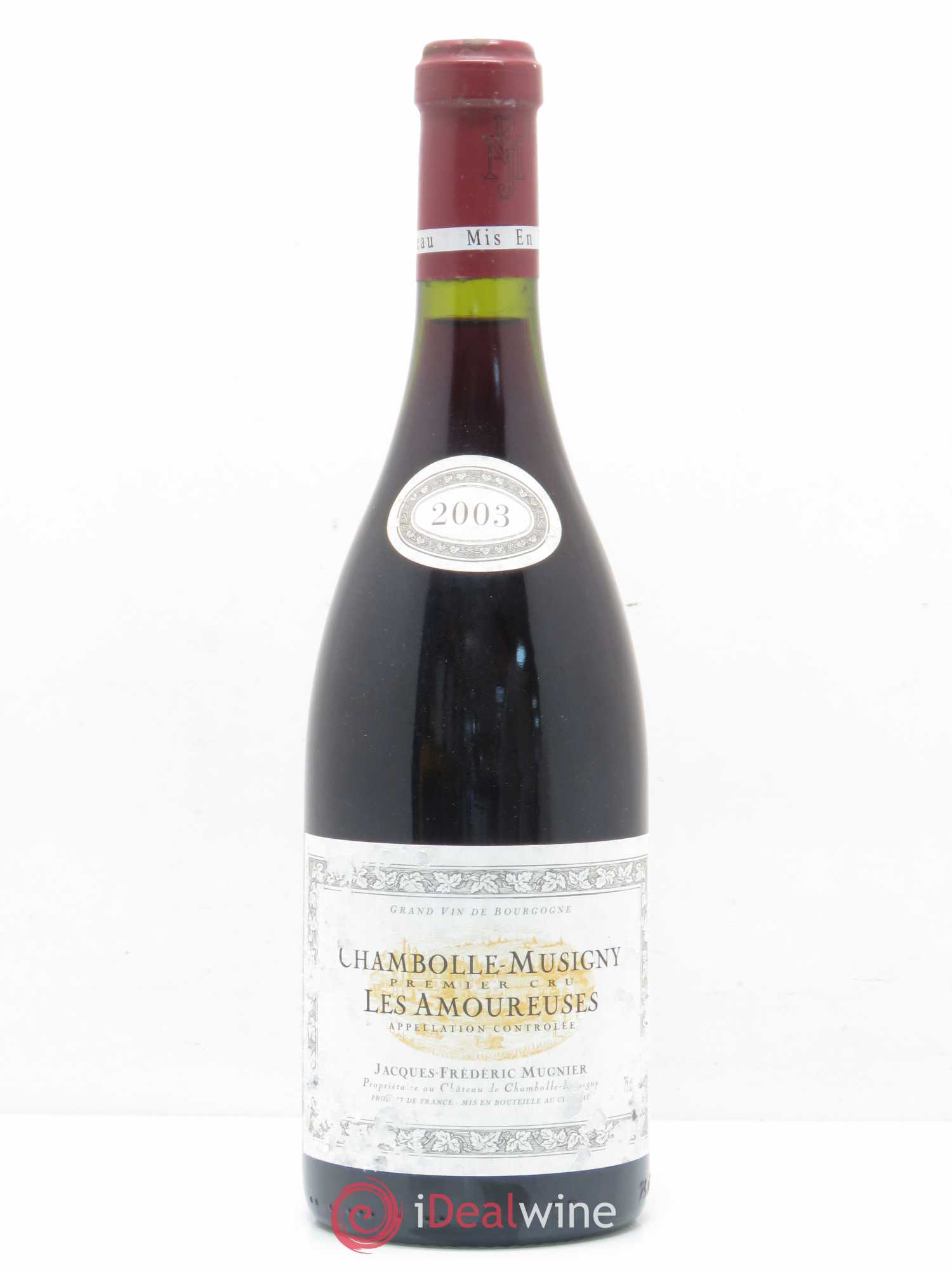 Chambolle-Musigny 1er Cru Les Amoureuses Jacques-Frédéric Mugnier 2003 - Lot de 1 bouteille - 0