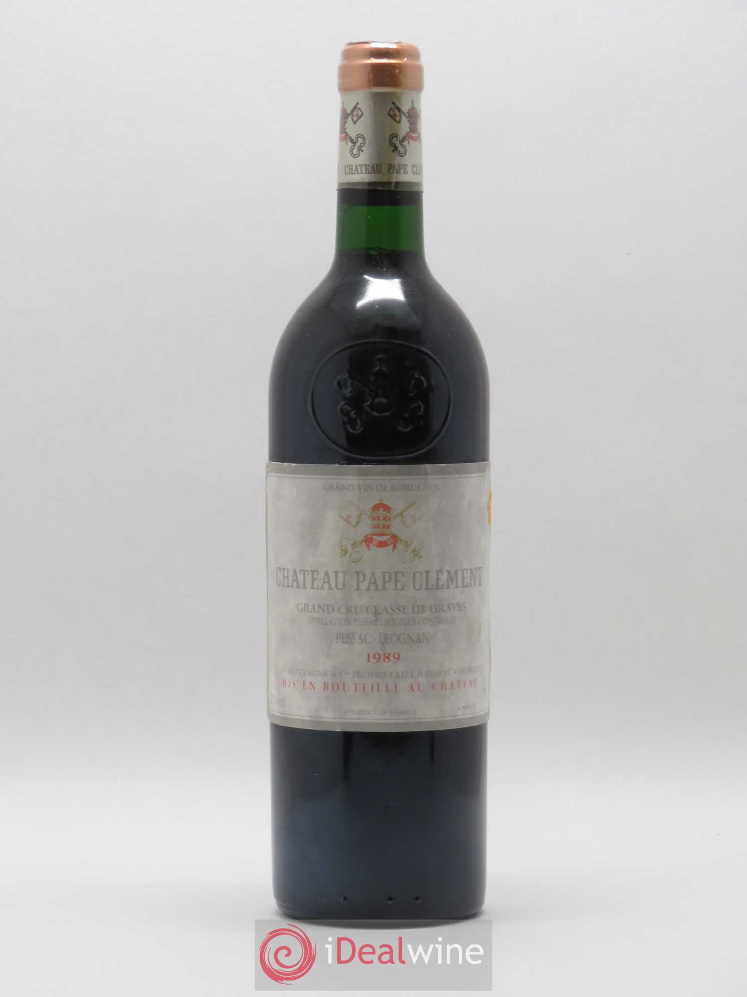 Château Pape Clément Cru Classé de Graves 1989 - Lot de 1 bouteille - 0
