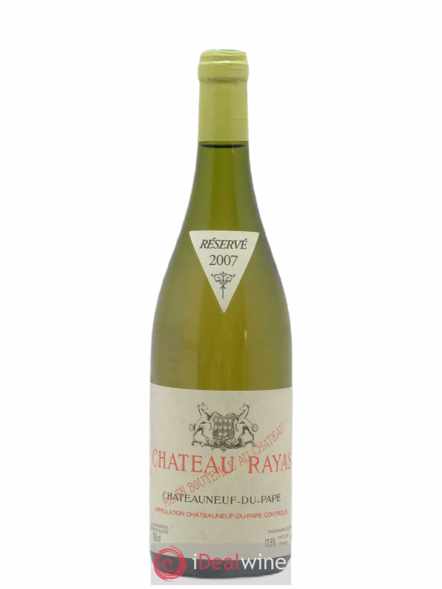 Châteauneuf-du-Pape Château Rayas Emmanuel Reynaud 2007 - Lot de 1 bouteille - 0