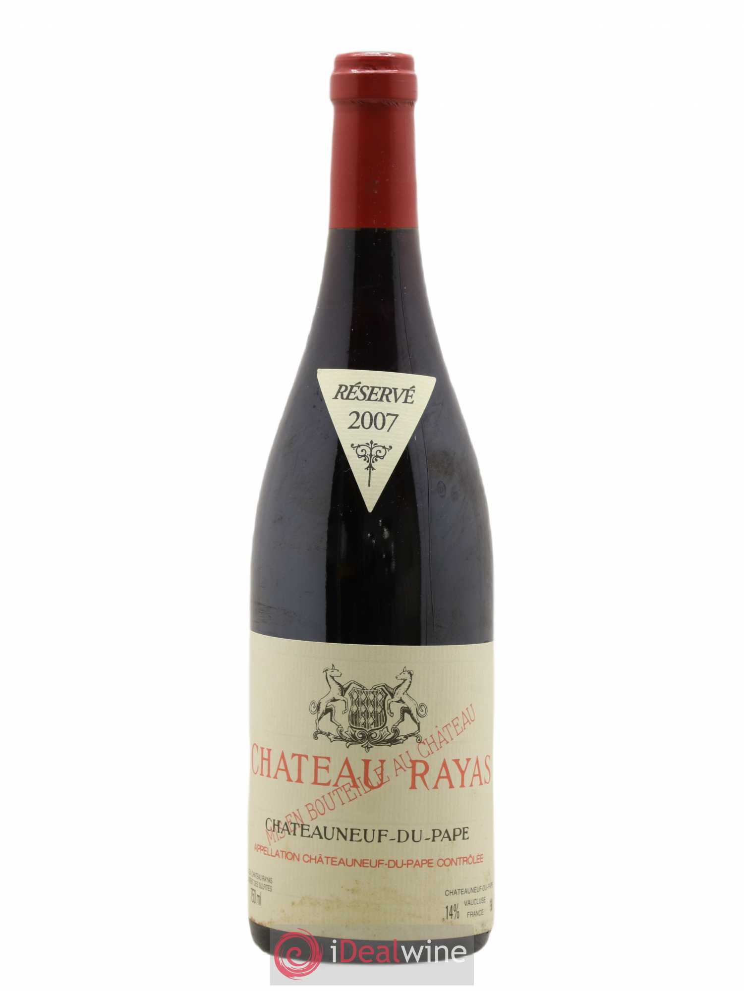 Châteauneuf-du-Pape Château Rayas Emmanuel Reynaud 2007 - Lot de 1 bouteille - 0