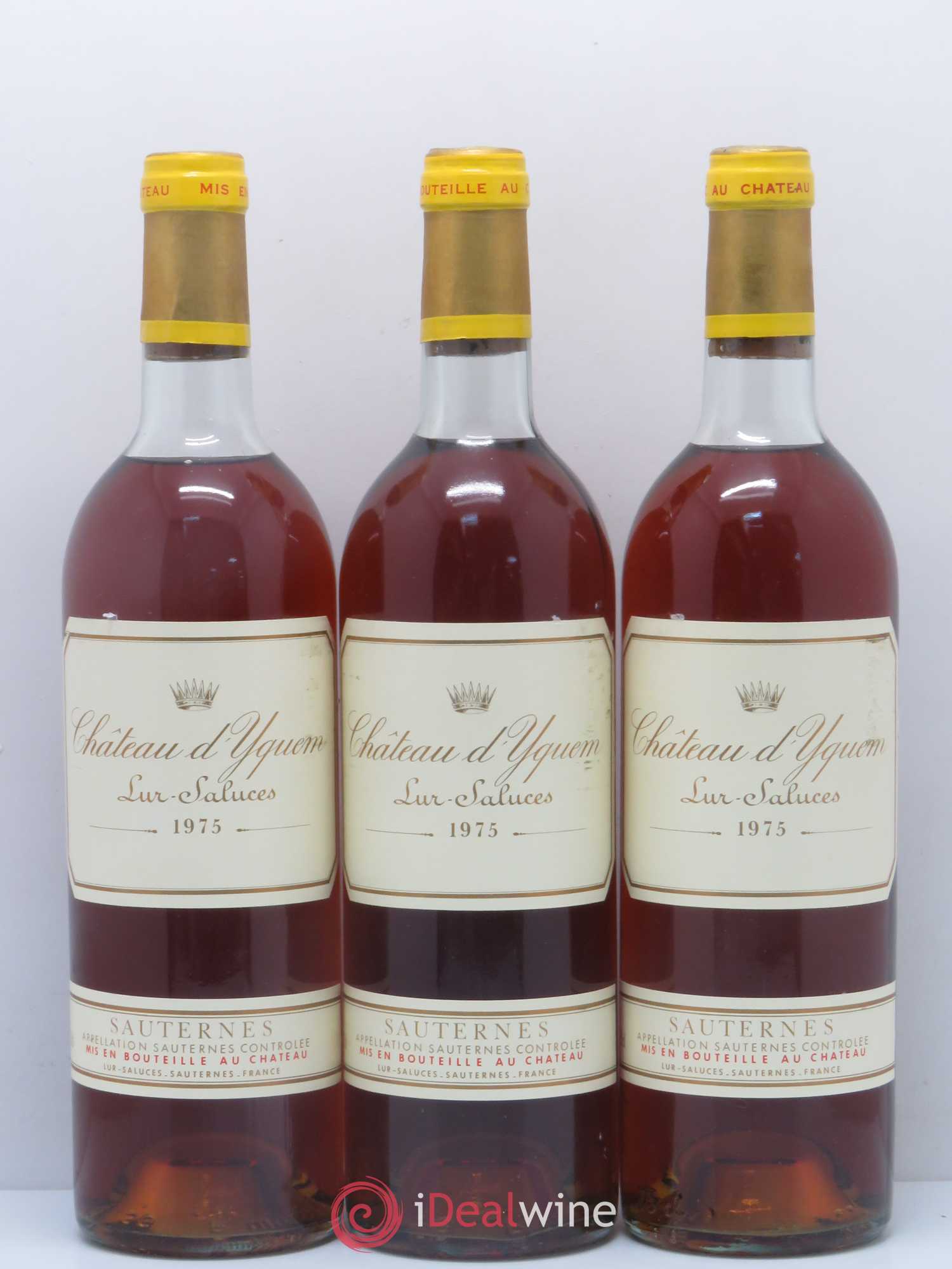 Château d' Yquem 1er Cru Classé Supérieur 1975 - Lot de 6 bouteilles - 3