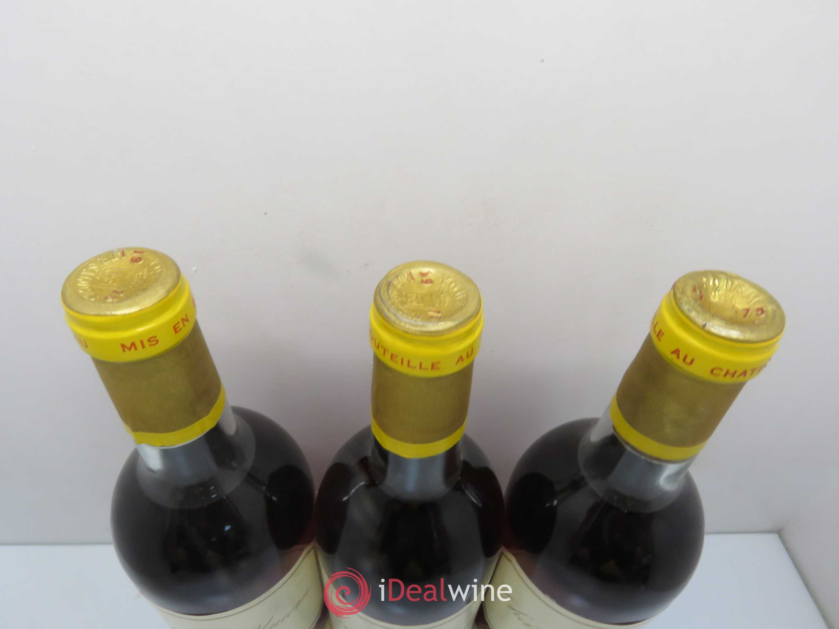 Château d' Yquem 1er Cru Classé Supérieur 1975 - Lot de 6 bouteilles - 4