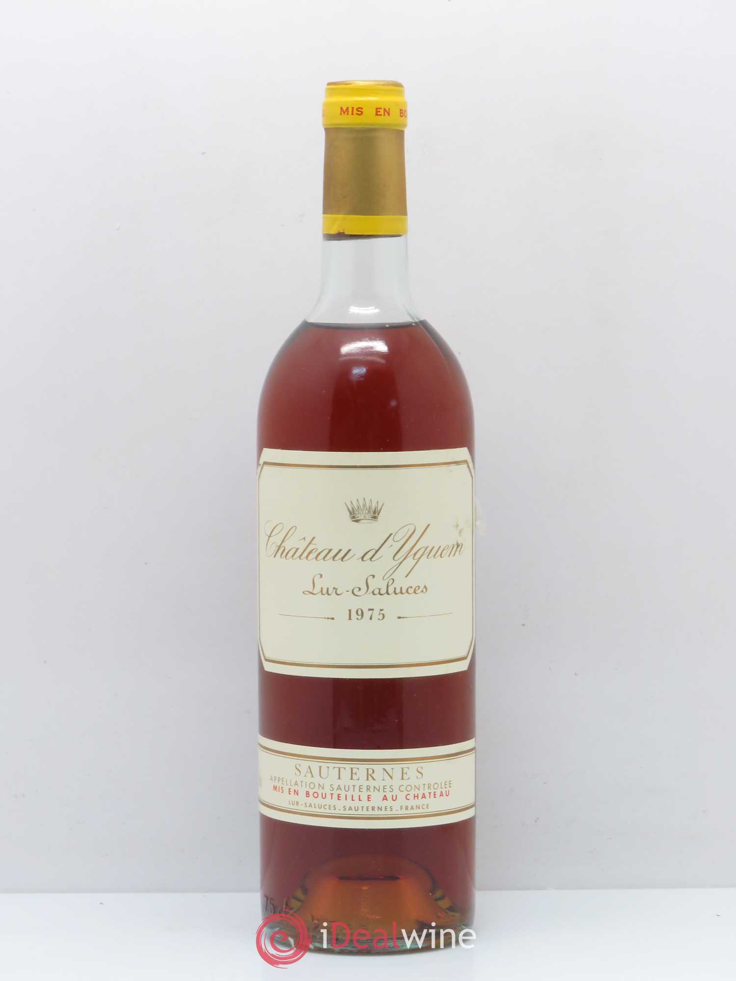 Château d' Yquem 1er Cru Classé Supérieur 1975 - Lotto di 1 bottiglia - 0