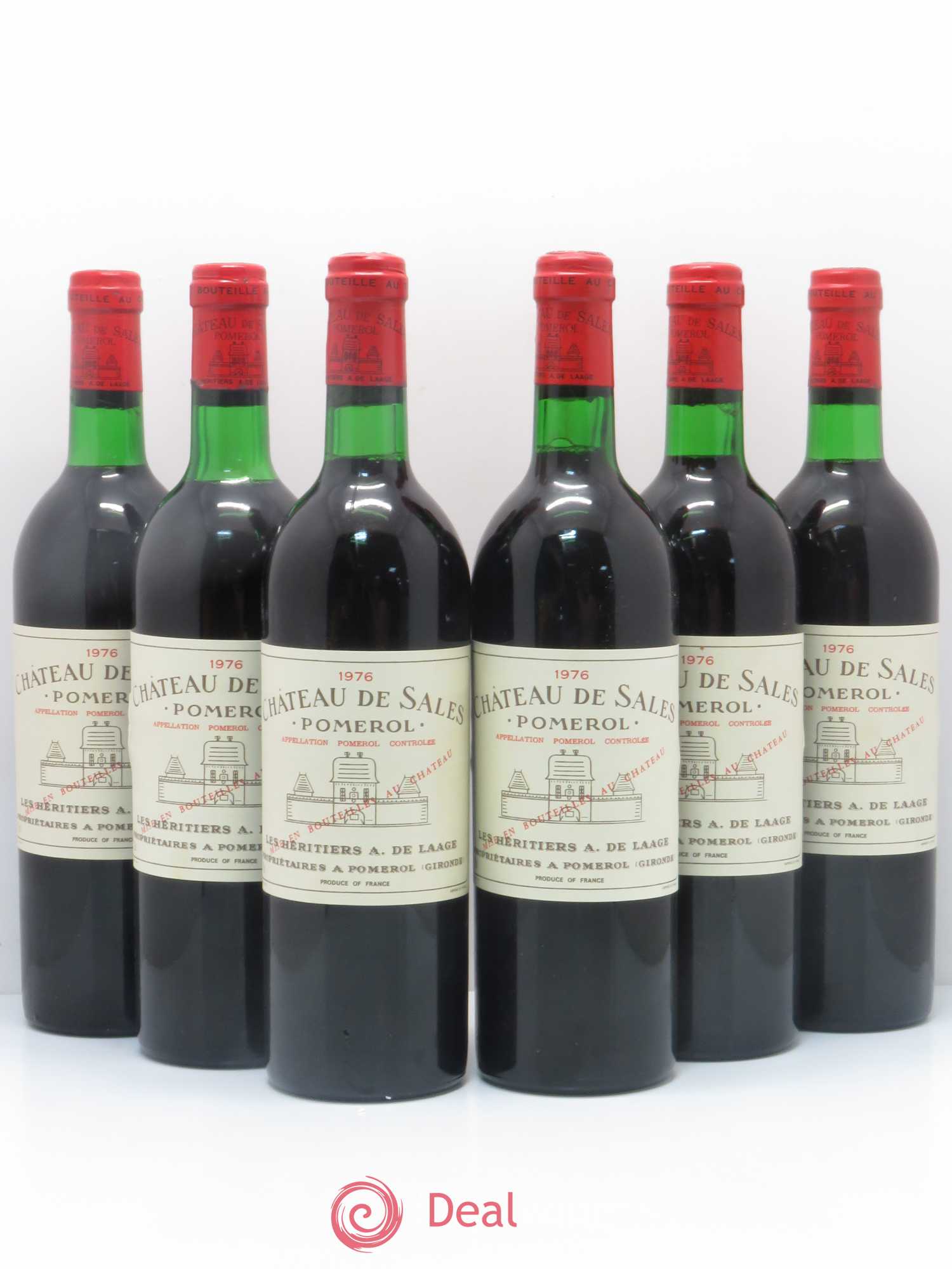 Château de Sales 1976 - Lot de 6 bouteilles - 0
