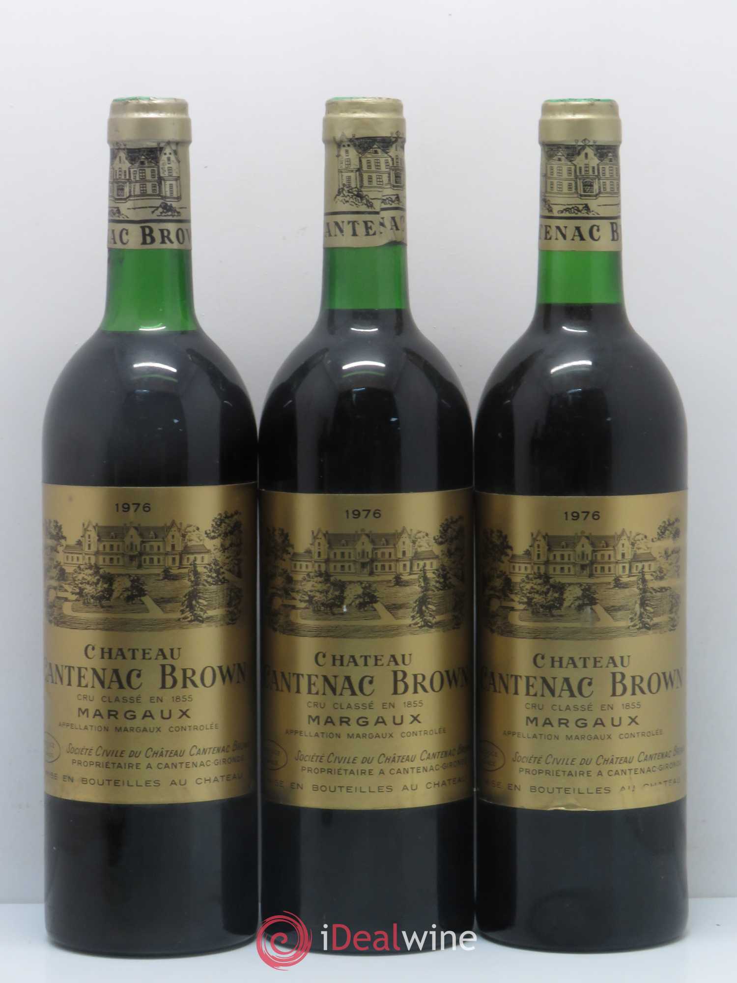 Château Cantenac Brown 3ème Grand Cru Classé 1976 - Posten von 6 Flaschen - 1