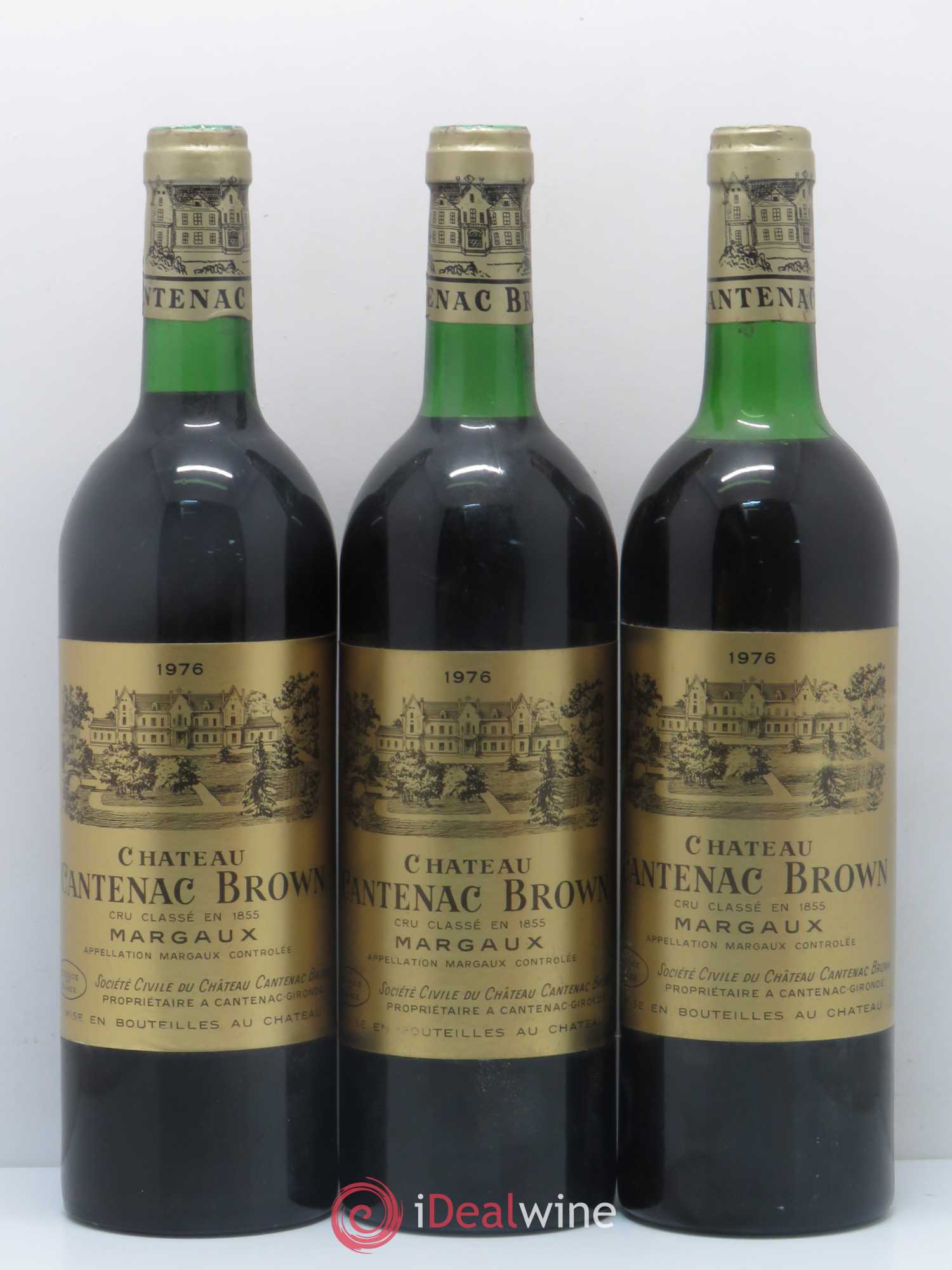 Château Cantenac Brown 3ème Grand Cru Classé 1976 - Posten von 6 Flaschen - 2