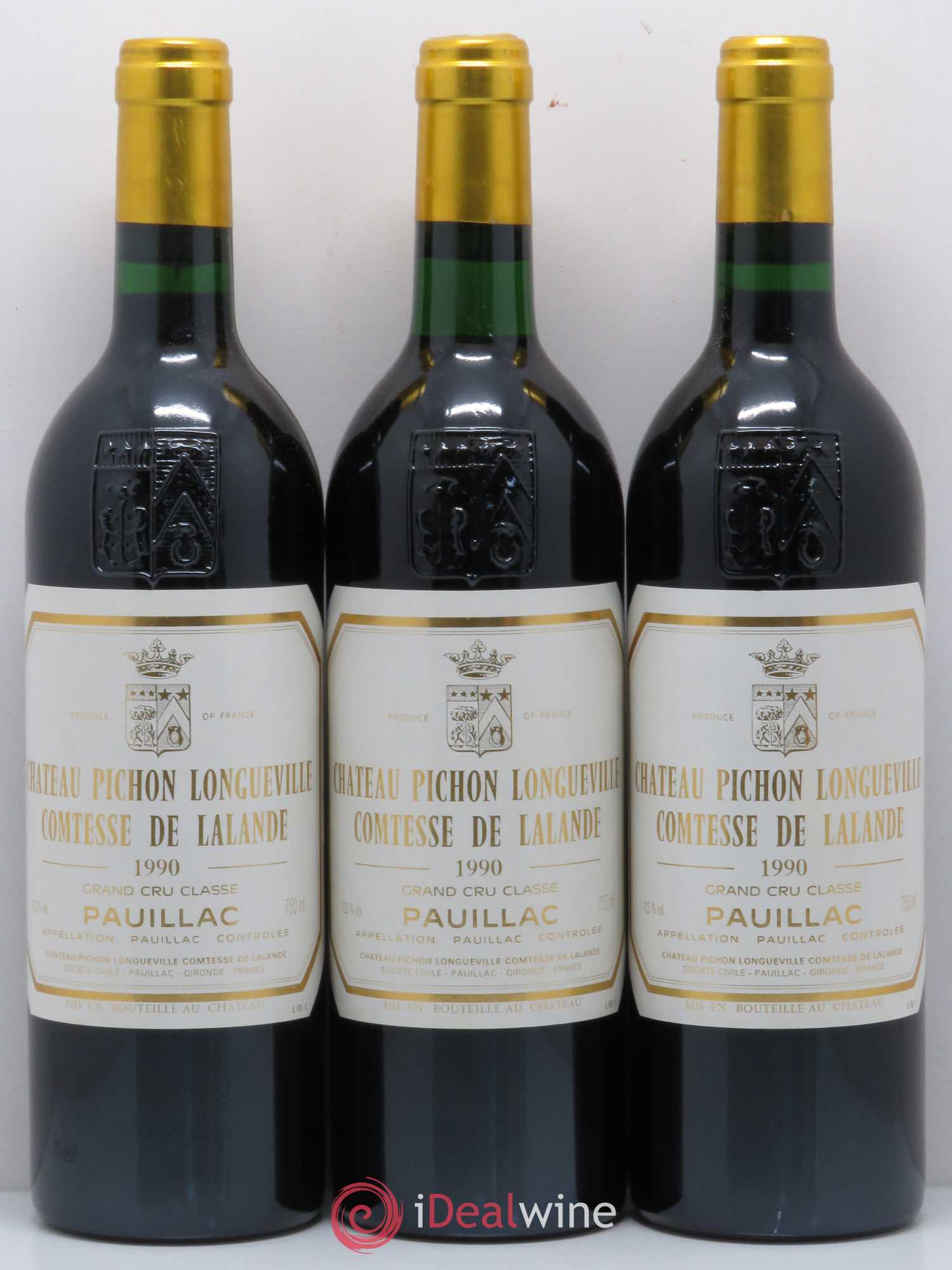 Château Pichon Longueville Comtesse de Lalande 2ème Grand Cru Classé 1990 - Lot de 12 bouteilles - 2