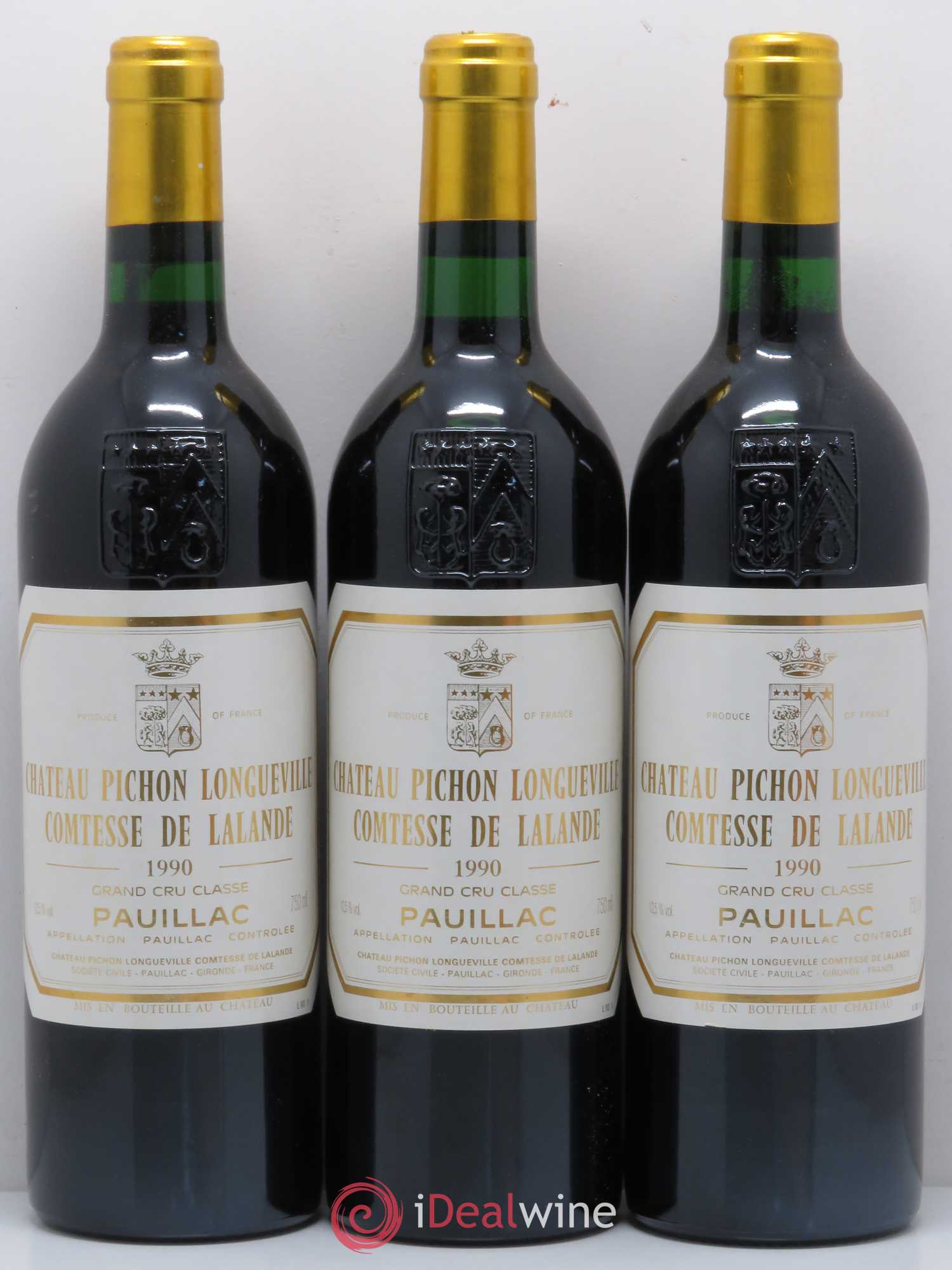 Château Pichon Longueville Comtesse de Lalande 2ème Grand Cru Classé 1990 - Lot de 12 bouteilles - 3