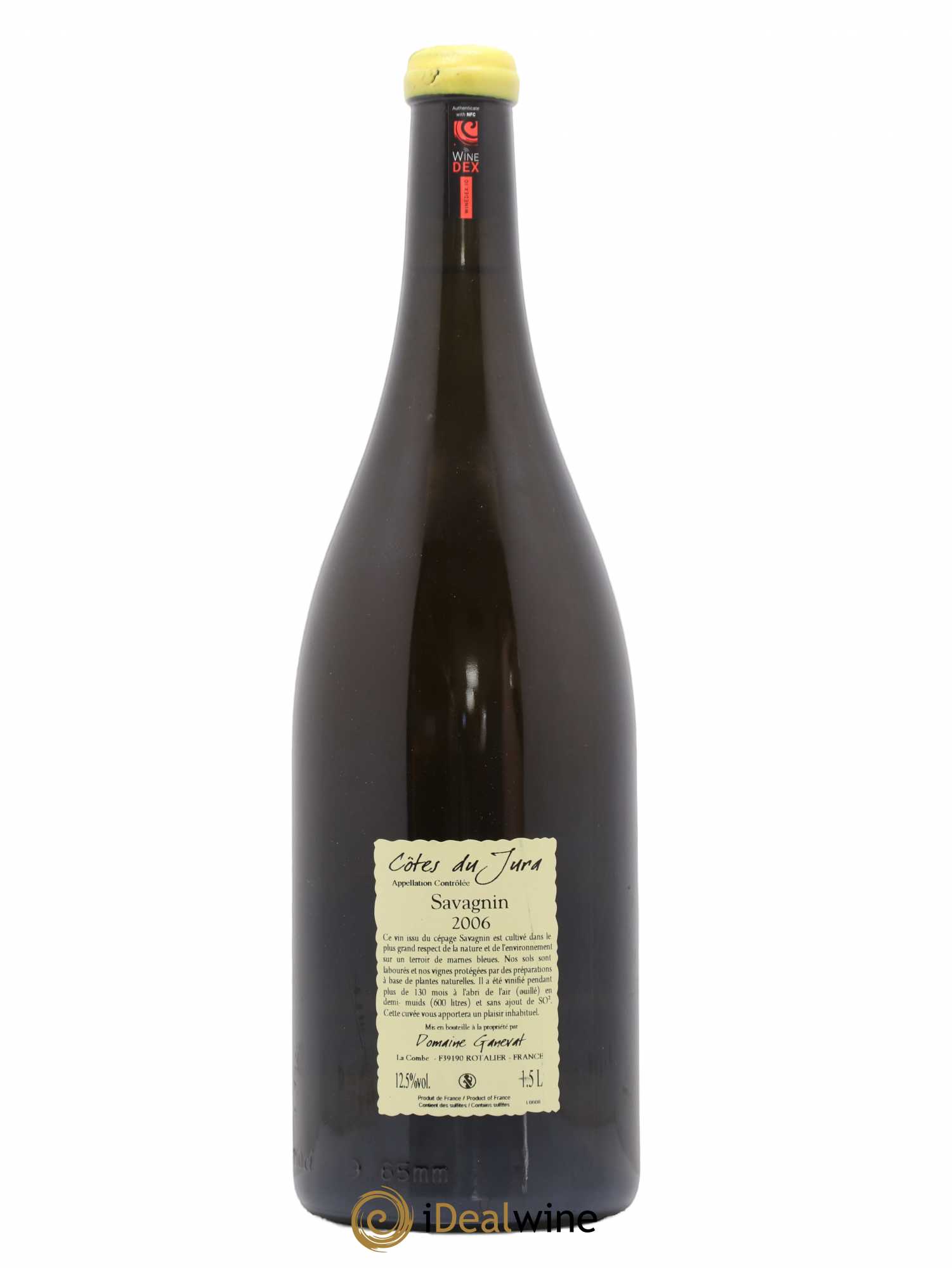 Côtes du Jura Les Vignes de mon Père Jean-François Ganevat (Domaine) 2006 - Lot de 1 magnum - 1