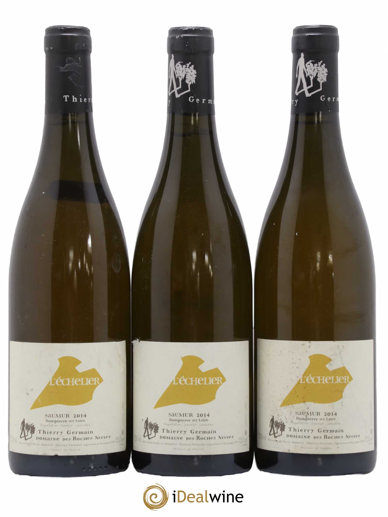 Saumur l'Echelier Domaine des Roches Neuves - Thierry Germain 2014 - Lot de 3 bouteilles - 0