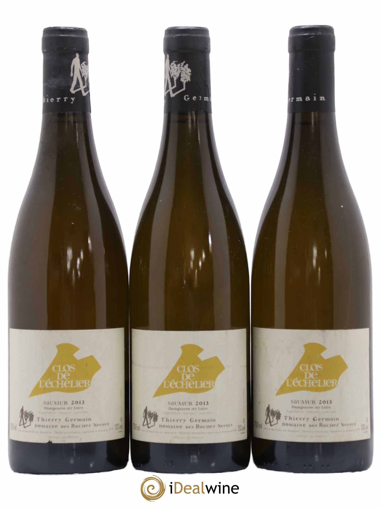 Saumur l'Echelier Domaine des Roches Neuves - Thierry Germain 2013 - Lot de 3 bouteilles - 0