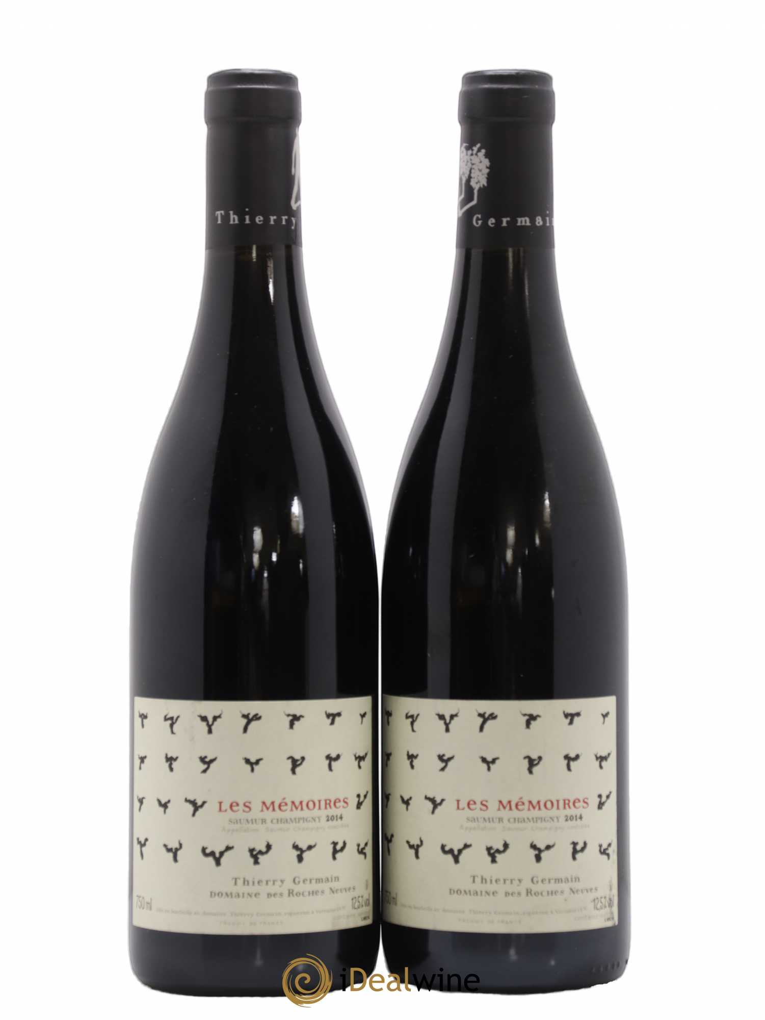 Saumur-Champigny Les Mémoires Domaine des Roches Neuves - Thierry Germain 2014 - Lot de 2 bouteilles - 0