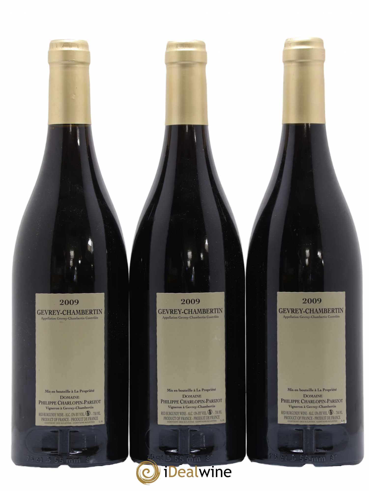 Gevrey-Chambertin Cuvée Vieilles Vignes Charlopin-Parizot 2009 - Lot de 3 bouteilles - 1